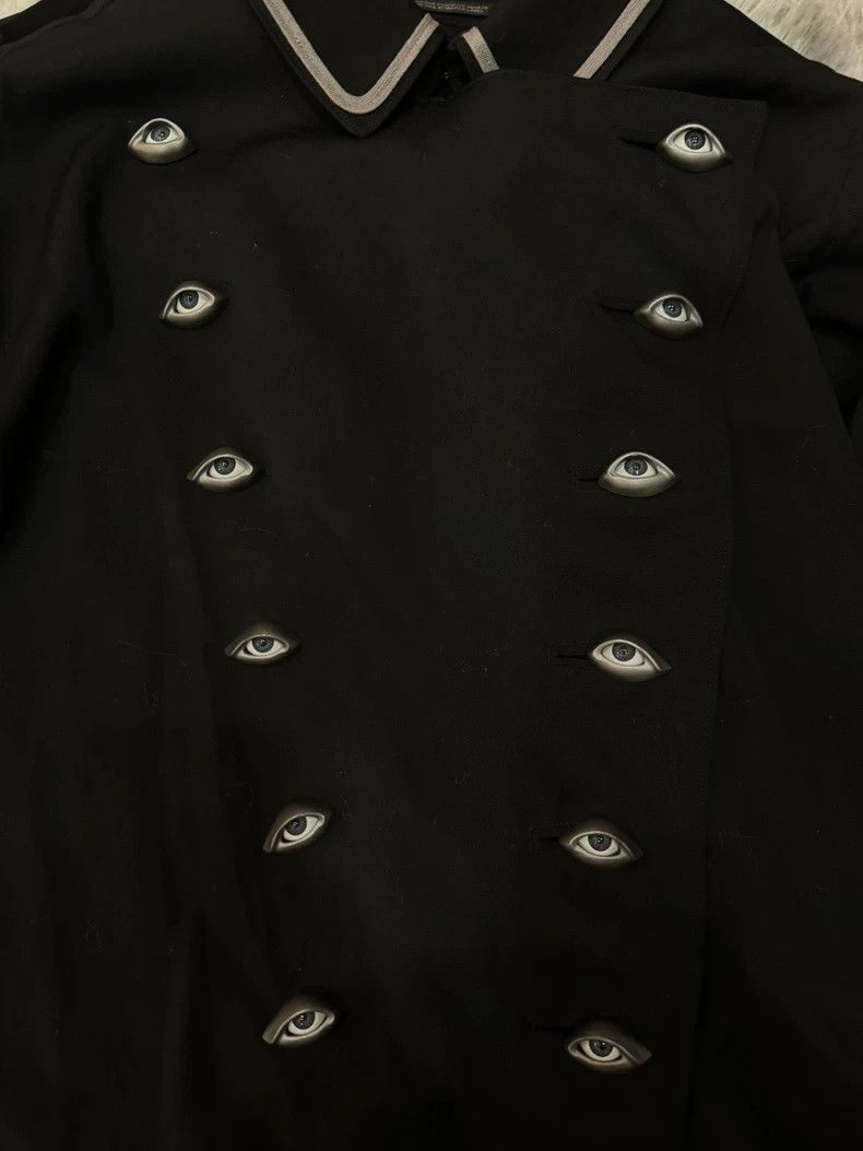 Yohji Yamamoto yohji yamamoto Eyeball embroidered coat-2505 Size US M / EU 48-50 / 2 - 2 Thumbnail