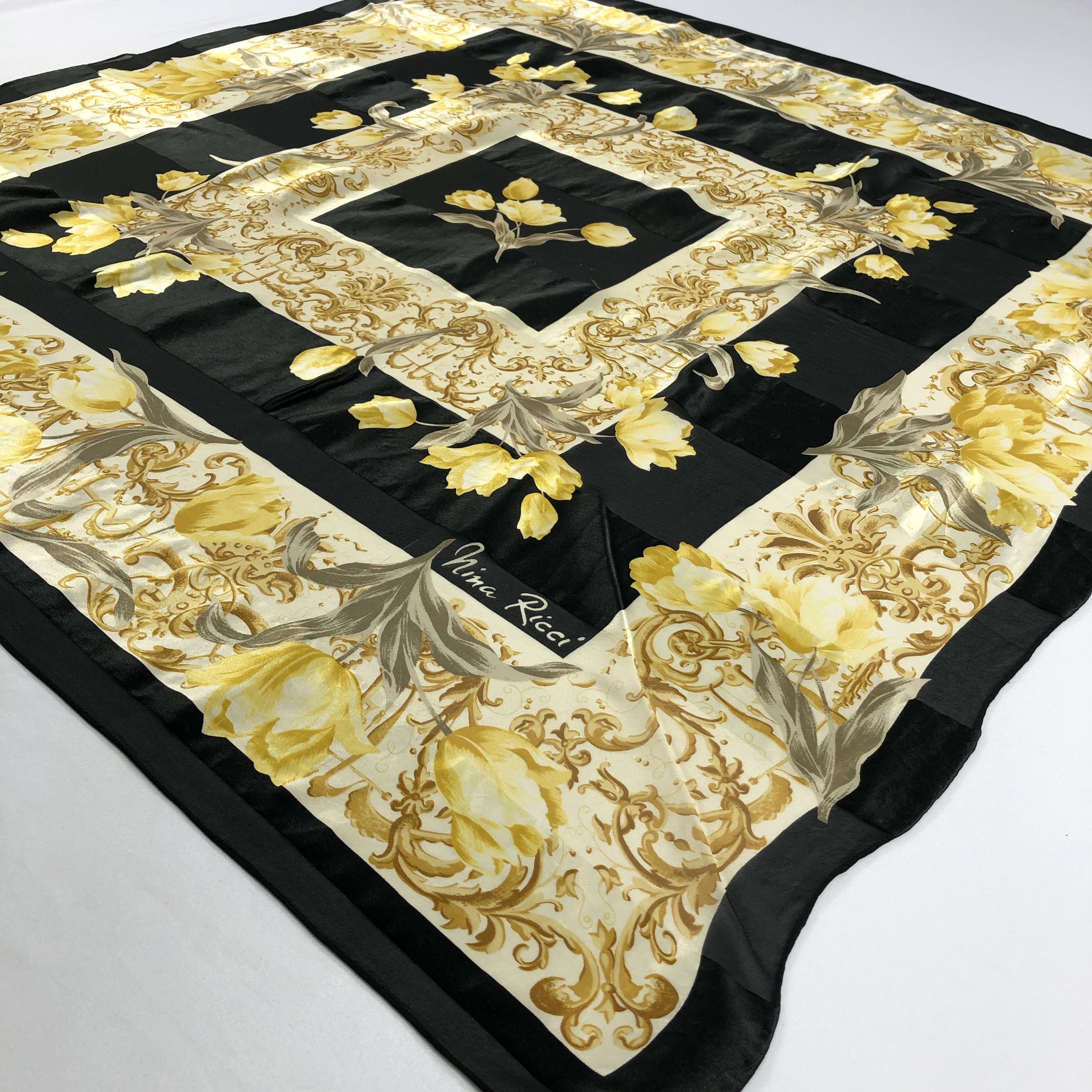 Nina Ricci Vintage Nina Ricci Silk Scarf Size ONE SIZE - 3 Thumbnail