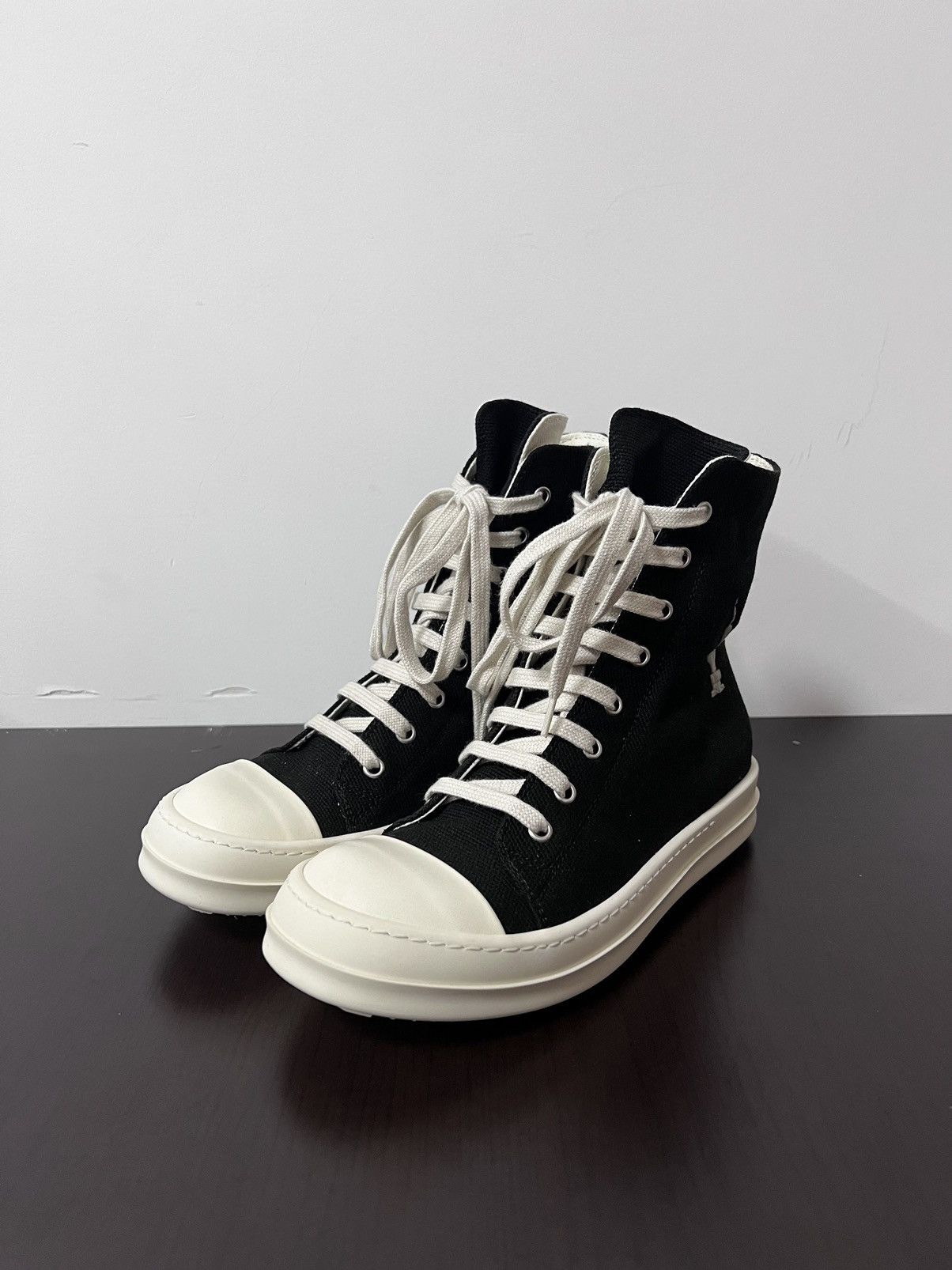 Rick owens drkshdw ramones high top sneakers