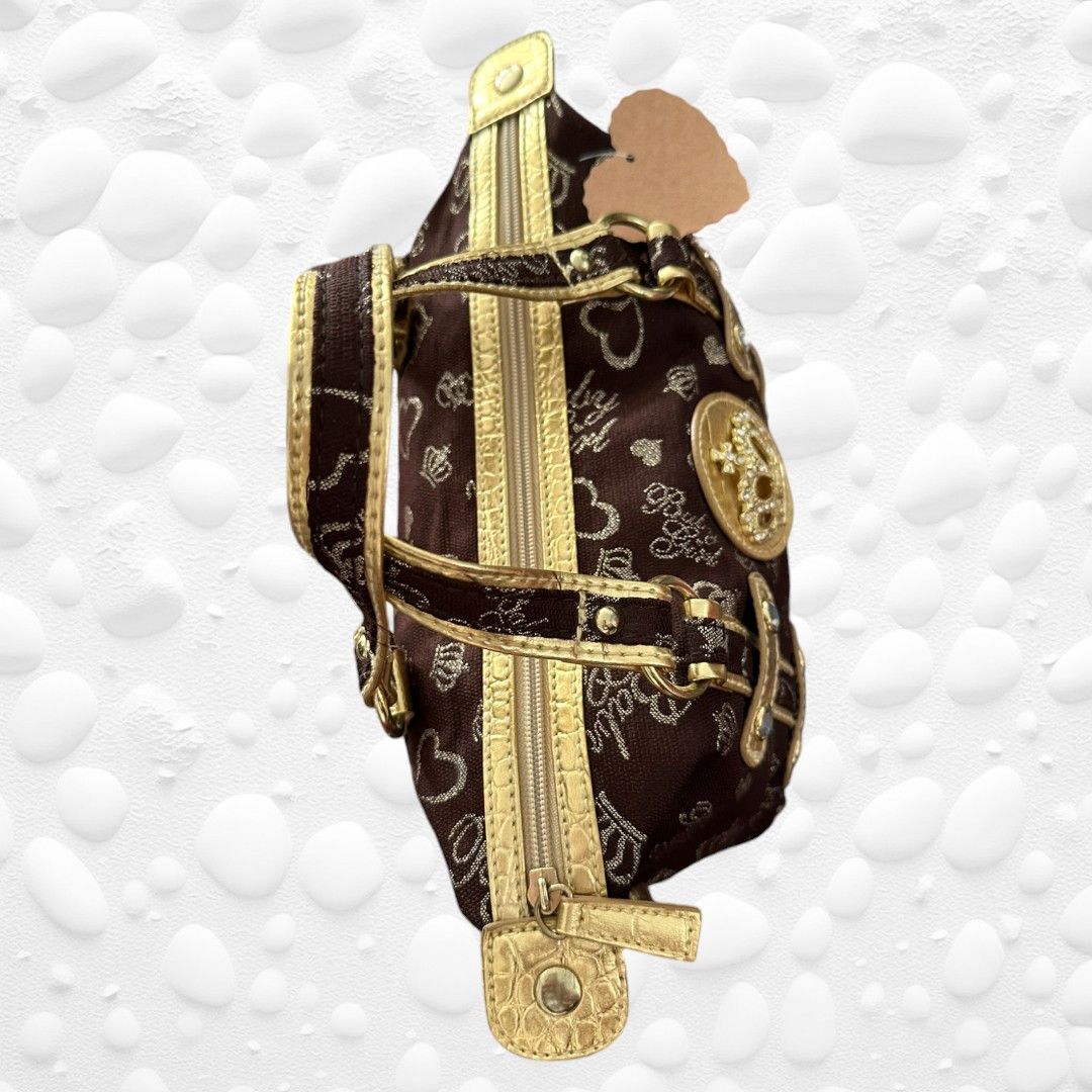 Vintage Glamorous Y2K "Baby Girl" Purse with Rhinestone Detailing Size ONE SIZE - 7 Thumbnail