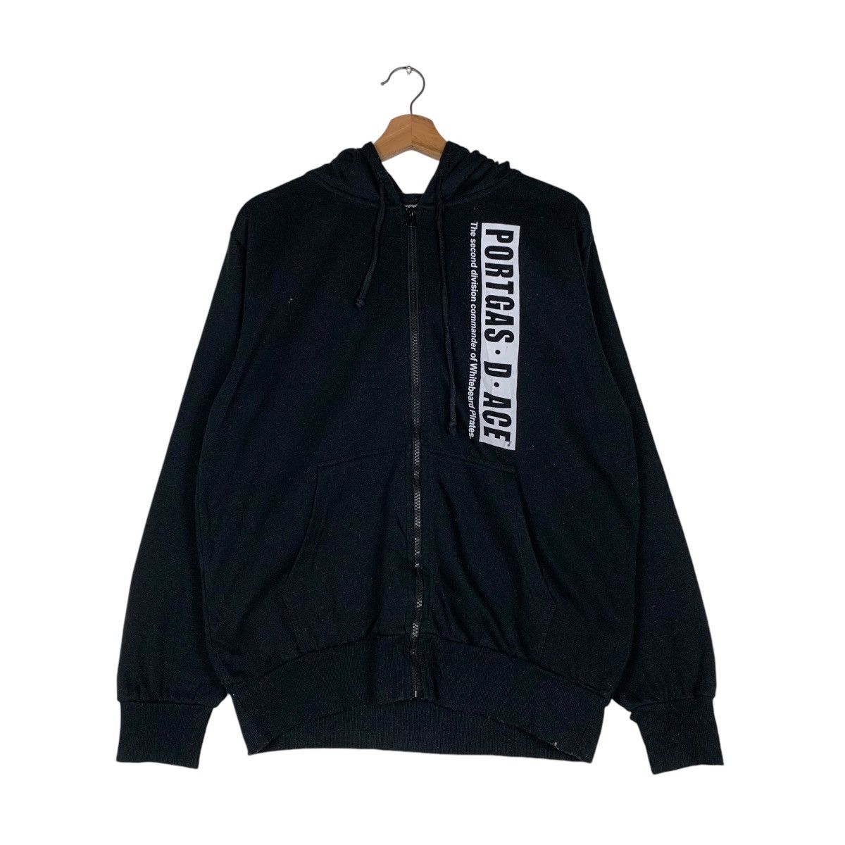Anime ONE PIECE Portgas D Ace Graphics Zipper Hoodies #1367-C62 Size US L / EU 52-54 / 3 - 10 Thumbnail