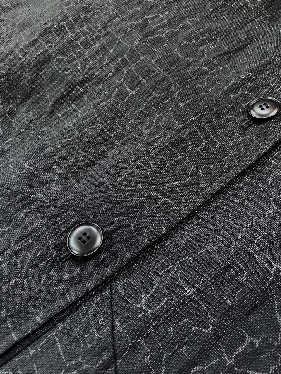 Yohji Yamamoto FREE TAX! AAR Textured Long Blazer Jacket - Medium Size US M / EU 48-50 / 2 - 9 Thumbnail