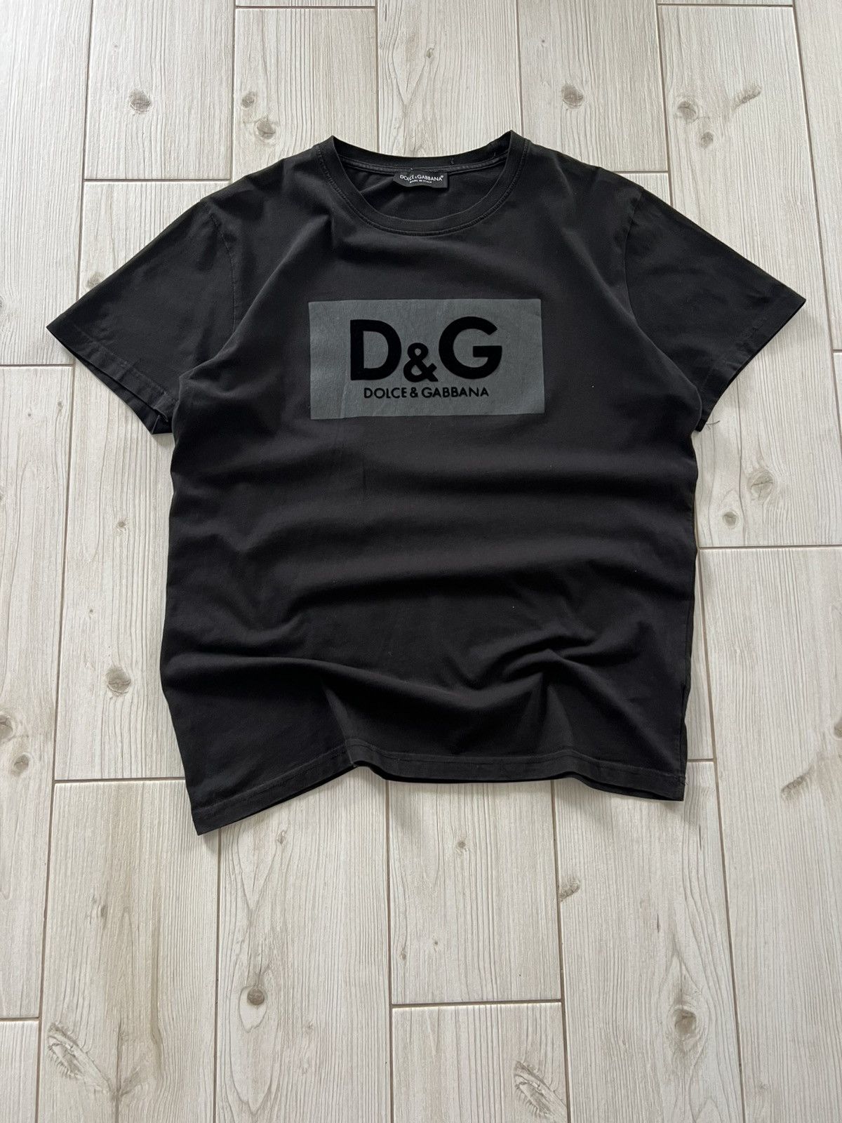 Dolce & Gabbana Dolce & Gabbana Logo Print T-Shirt Luxury Black Size US L / EU 52-54 / 3 - 4 Thumbnail