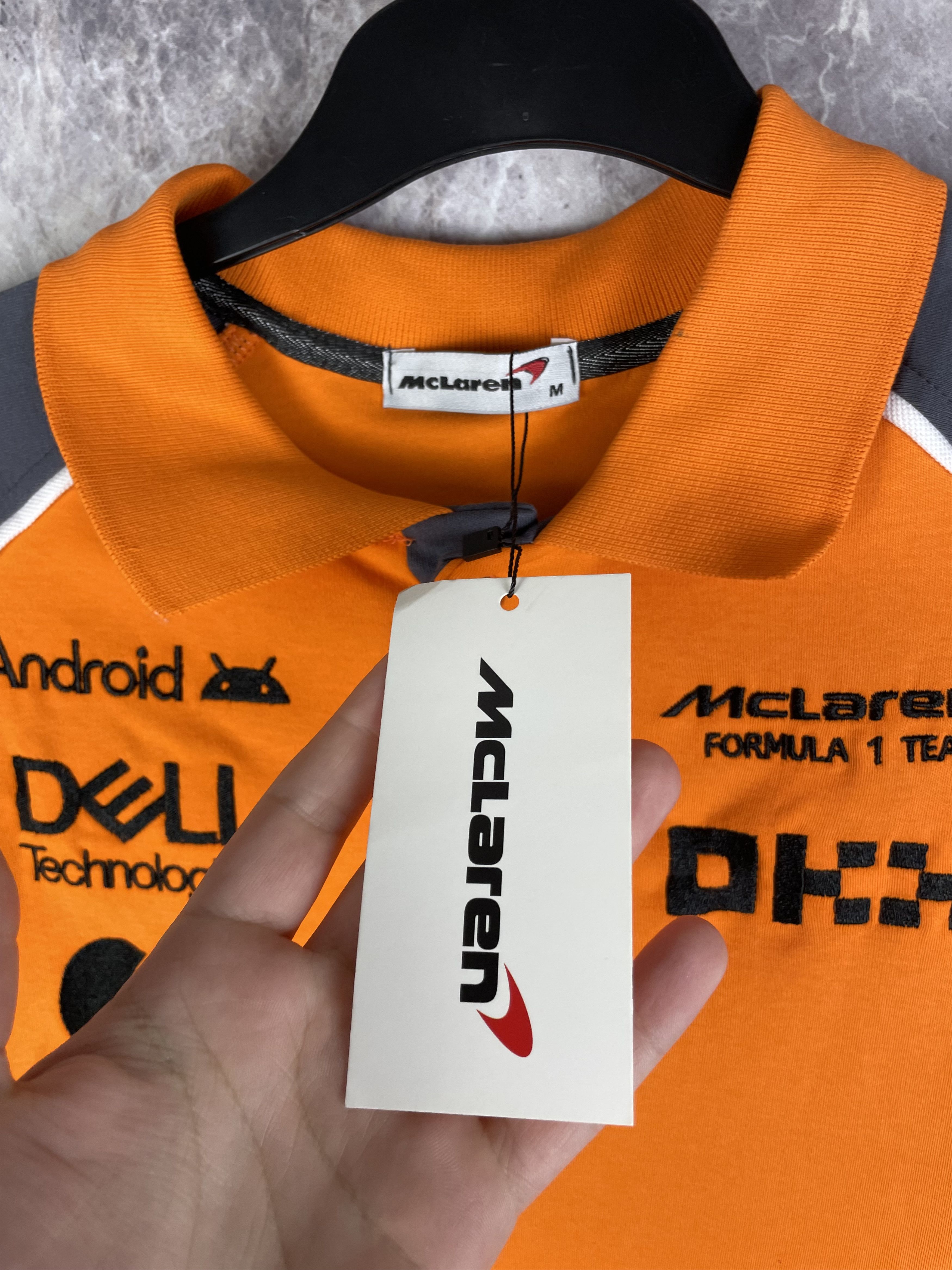 Formula 1 Vintage Polo Team McLaren Mobile Racing F1 Size US M / EU 48-50 / 2 - 7 Thumbnail