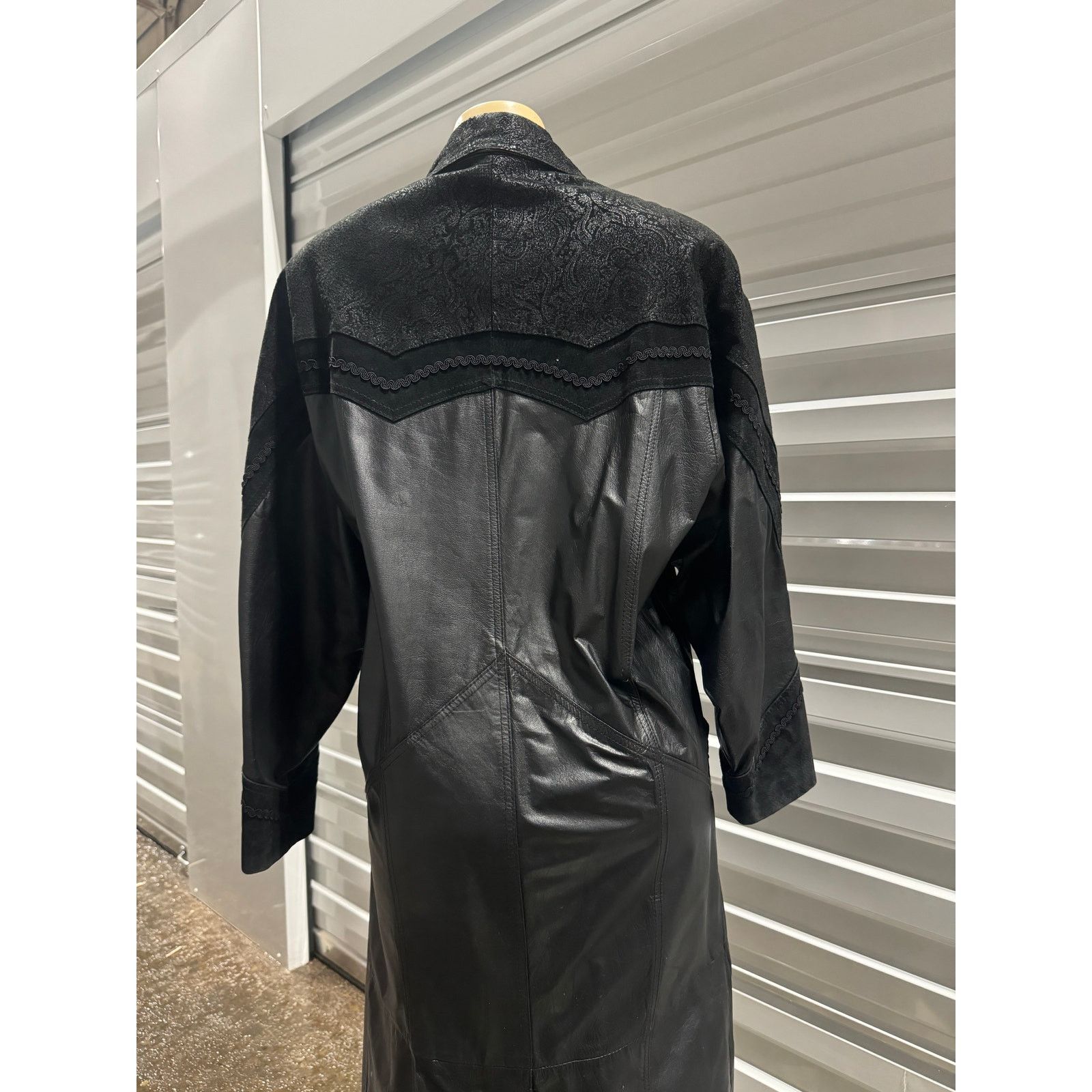 Vintage VTG LEATHER JACKET Size M / US 6-8 / IT 42-44 - 7 Thumbnail