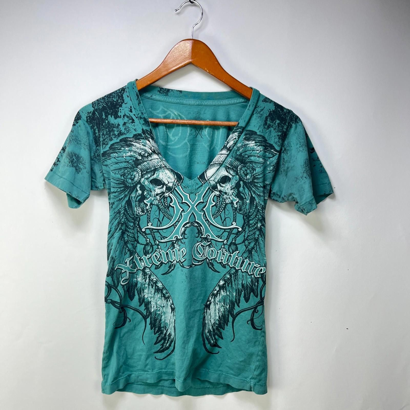 Vintage Vintage Extreme Couture Y2K Shirt MMA Womens Medium Size M / US 6-8 / IT 42-44 - 1 Thumbnail