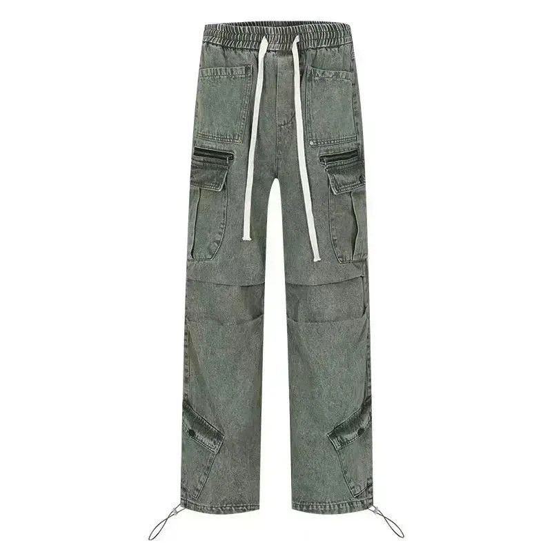Japanese Brand Workwear large pockets vintage washed casual pants Size US 32 / EU 48 - 5 Thumbnail
