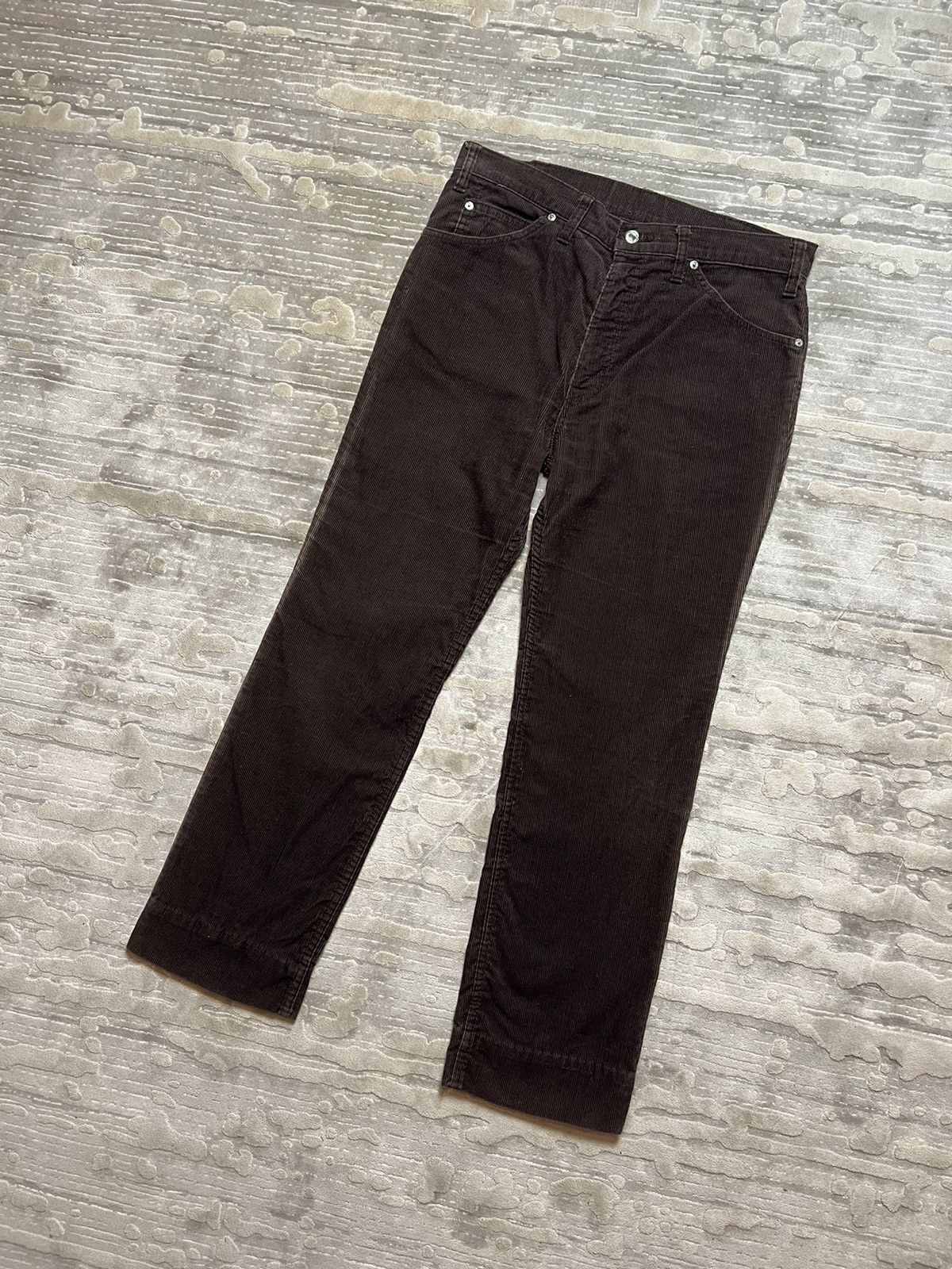 Levi's × Levi's Vintage Clothing × Vintage Levi’s vintage velvet rare pants brown y2k Size US 36 / EU 52 - 6 Thumbnail