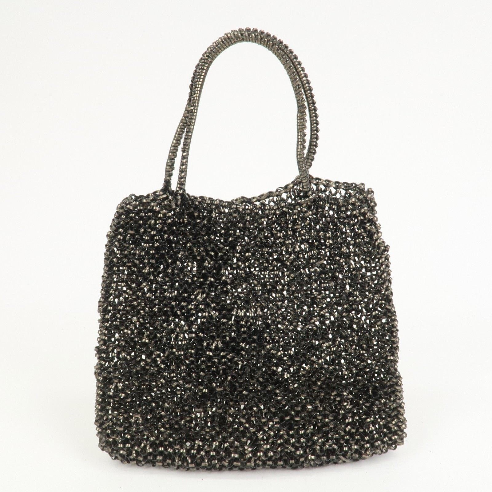 ANTEPRIMA Anteprima Wire Bag PVC Leather Tote Black Size ONE SIZE - 2 Thumbnail