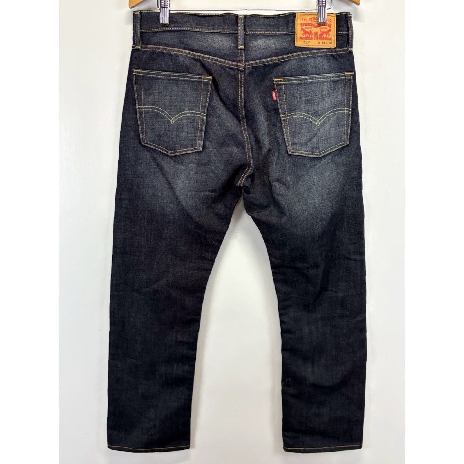 Levi's Levi's Men's 34x30 513 Denim Blue Slim Fit Straight Jeans User: Levi's Men's 34x30 513 Denim Blue Slim Fit Straight Jeans Size US 34 / EU 50 - 3 Thumbnail