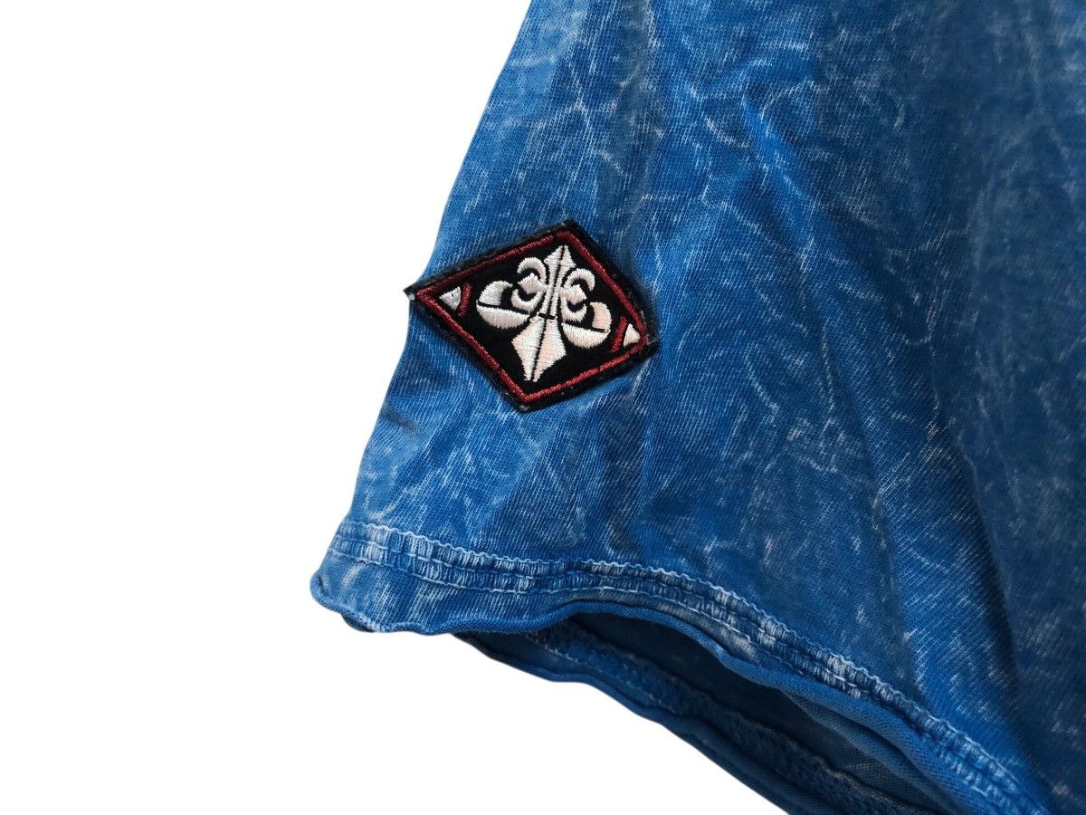 Affliction × Vintage AFFLICTION STANDARD V NECK STONE WASH RAW EDGE CROSS STITCH Size US M / EU 48-50 / 2 - 8 Thumbnail