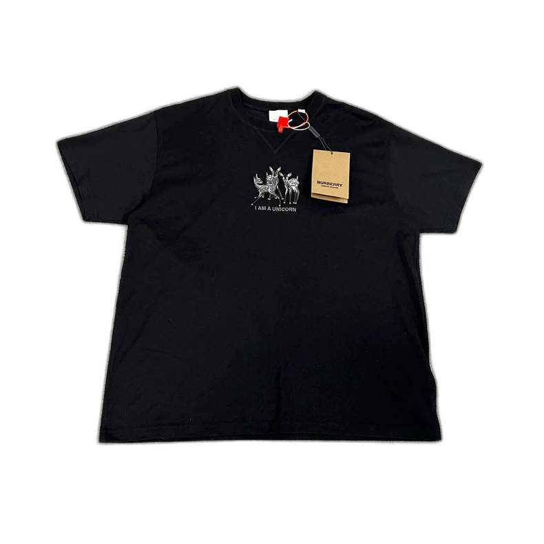 Burberry Burberry Unicorn Embroidered Short Sleeve T-Shirt