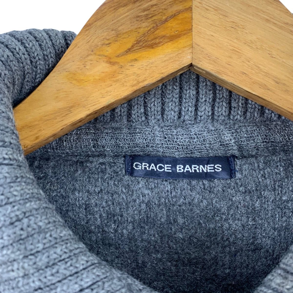 Vintage GRACE BARNES Inc. Grey Wool Duffle Jacket Coat Size US S / EU 44-46 / 1 - 5 Thumbnail