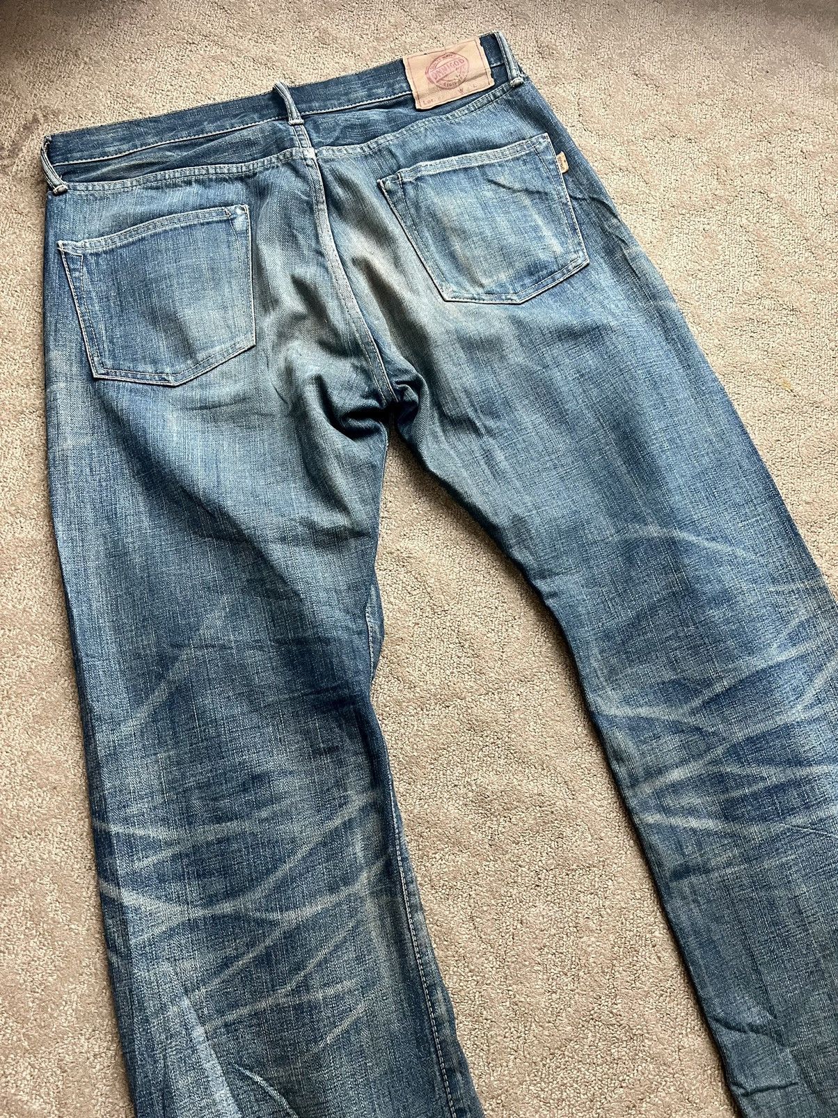 Japanese Brand × OMNIGOD × Vintage Omnigod Selvedge Smoke Flared Jeans Size US 36 / EU 52 - 15 Thumbnail
