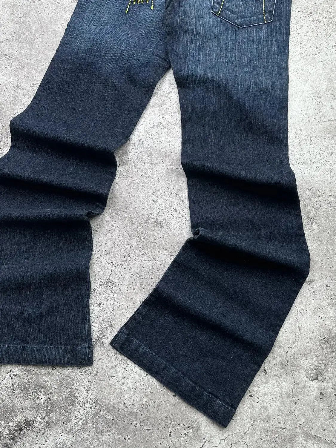 Japanese Brand Vintage Flare Jeans C556(V438) Size 25" / US 0 / IT 36 - 8 Thumbnail
