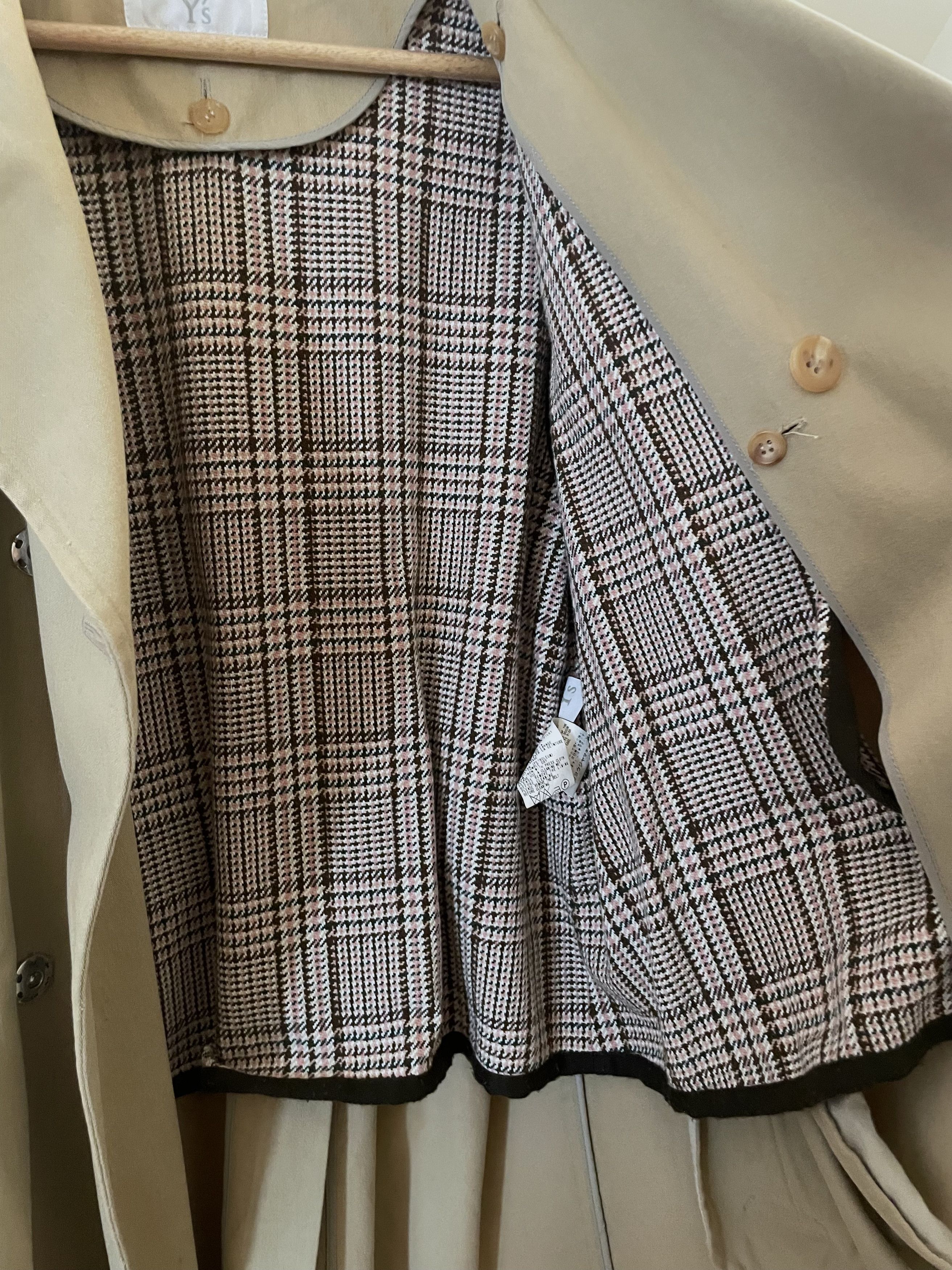 Y's Yohji Y's cotton twill coat w/ detachable wool lining Size US S / EU 44-46 / 1 - 3 Thumbnail