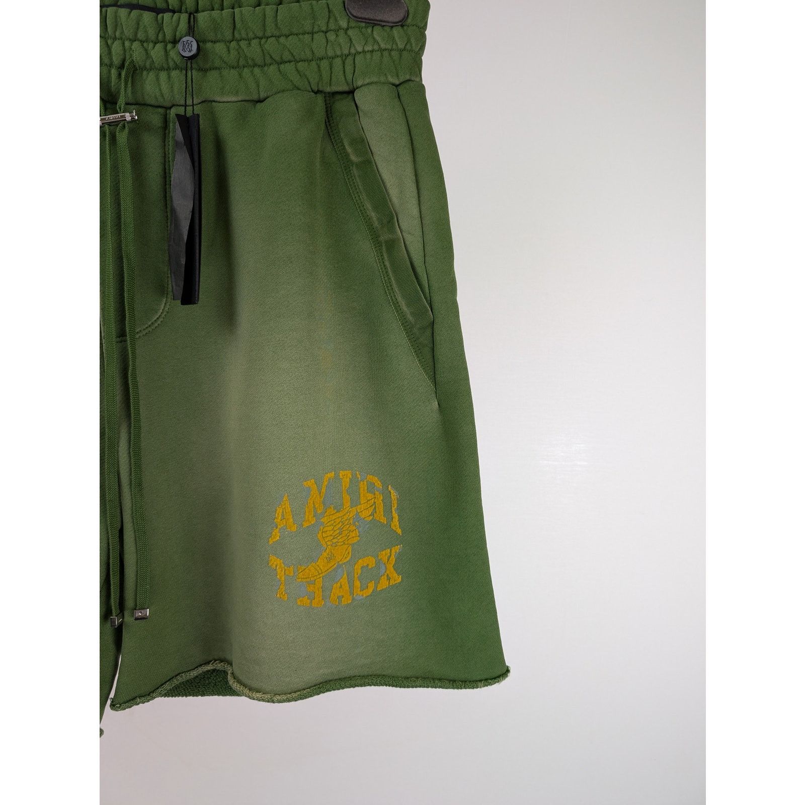 Amiri o1rshd1 Amiri Track Shorts in Green Size US 34 / EU 50 - 4 Thumbnail