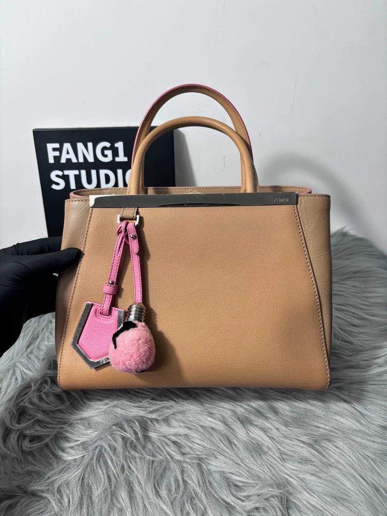 FENDI 2jour Brown Commuter Handbag-2505