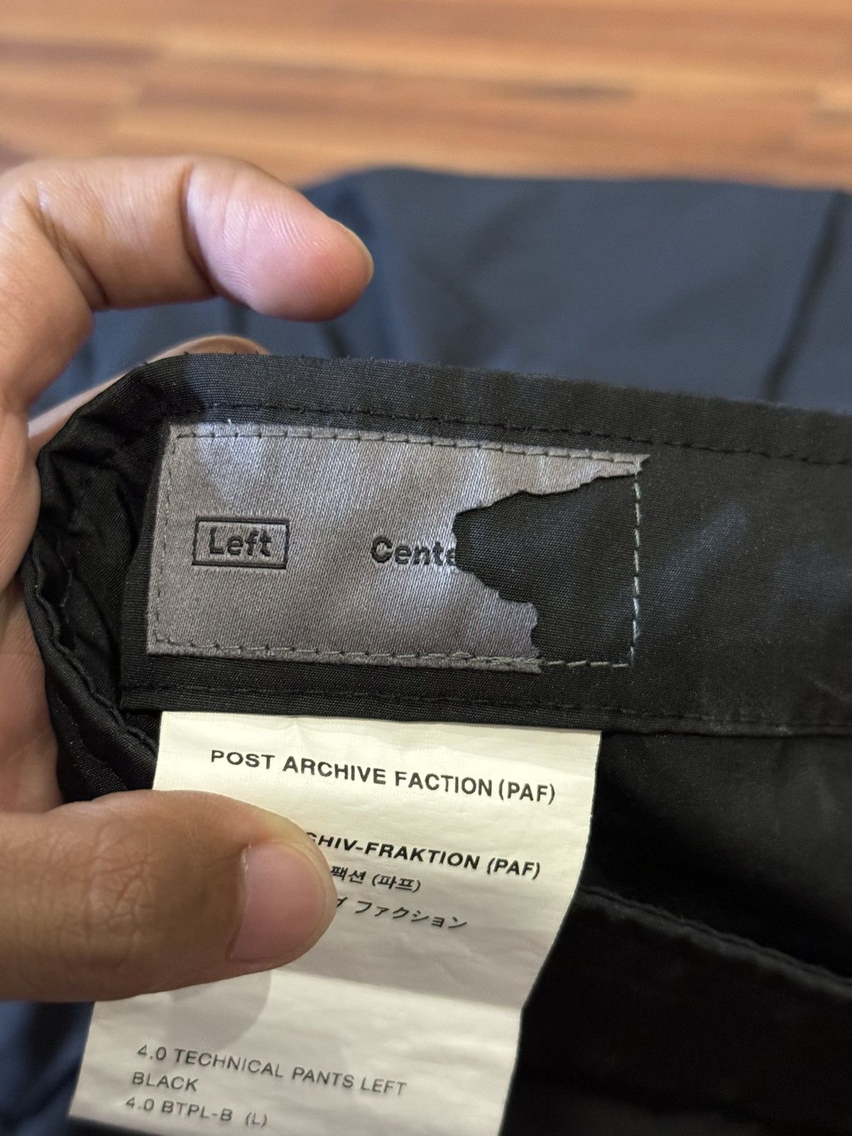 POST ARCHIVE FACTION (PAF) Post Archive Faction | PAF | 4.0+ Technical Left in Black Size US 33 - 9 Thumbnail