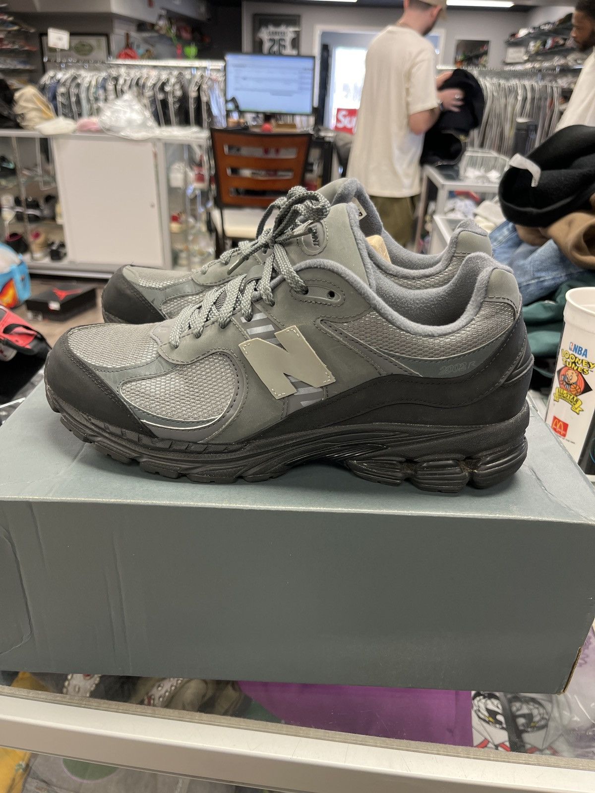 New Balance New Balance 2002R x The Basment Dark Slate F&F Size US 11.5 / EU 44-45 - 5 Thumbnail