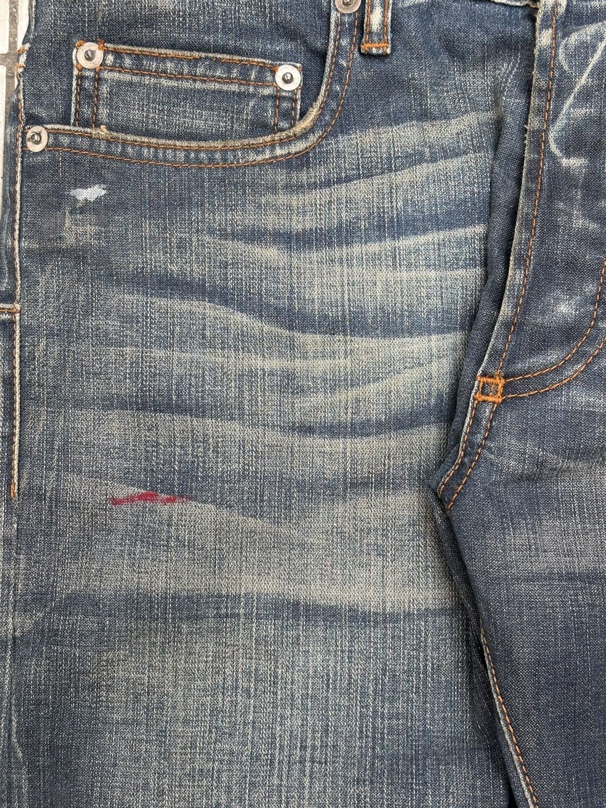 Dior Hedi Slimane Clawmark Indigo Denim Jeans Size US 29 - 5 Thumbnail