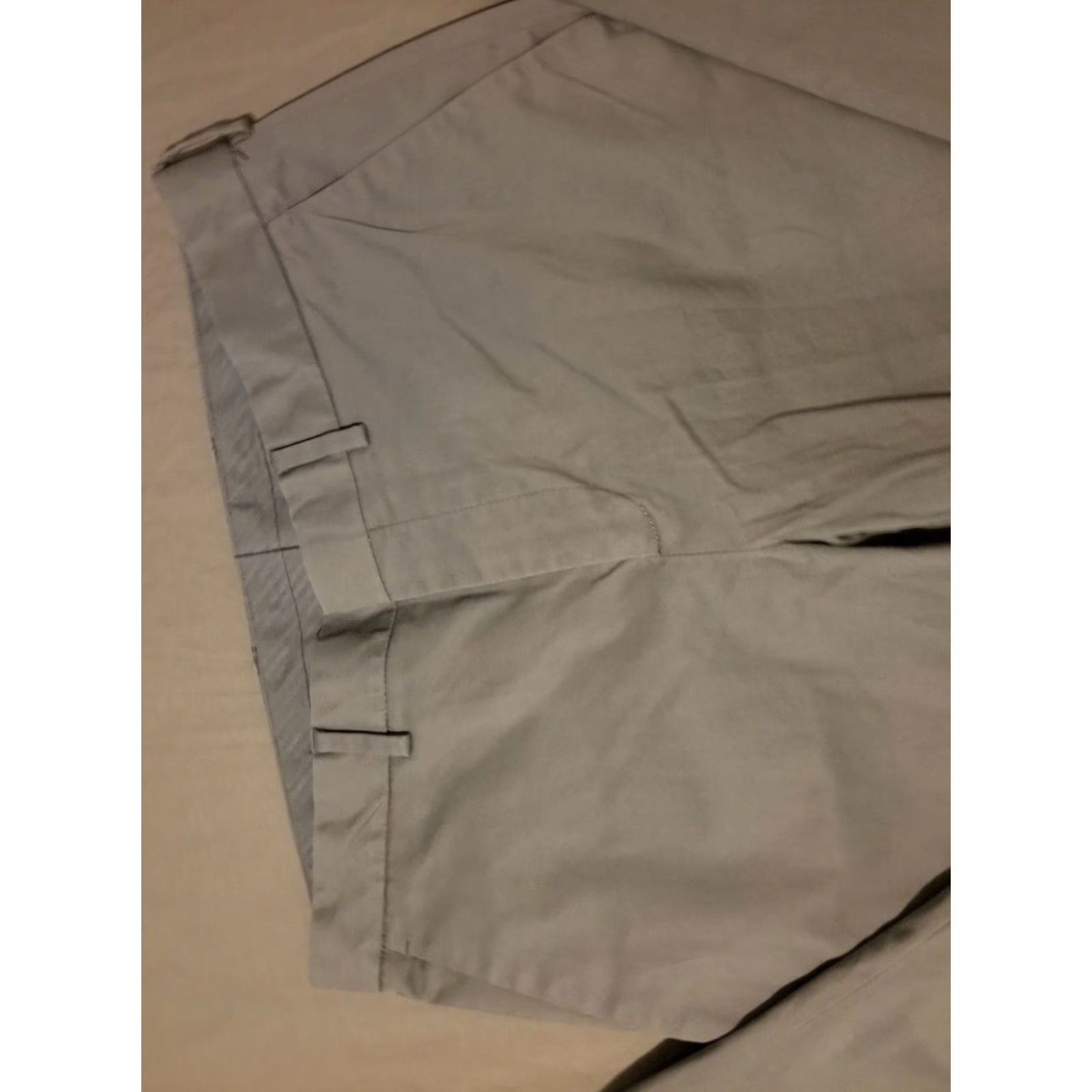 Express Express Mens Dress Pants 30x32 Cotton Gray Chino Trousers Dickies? Size US 30 / EU 46 - 5 Thumbnail