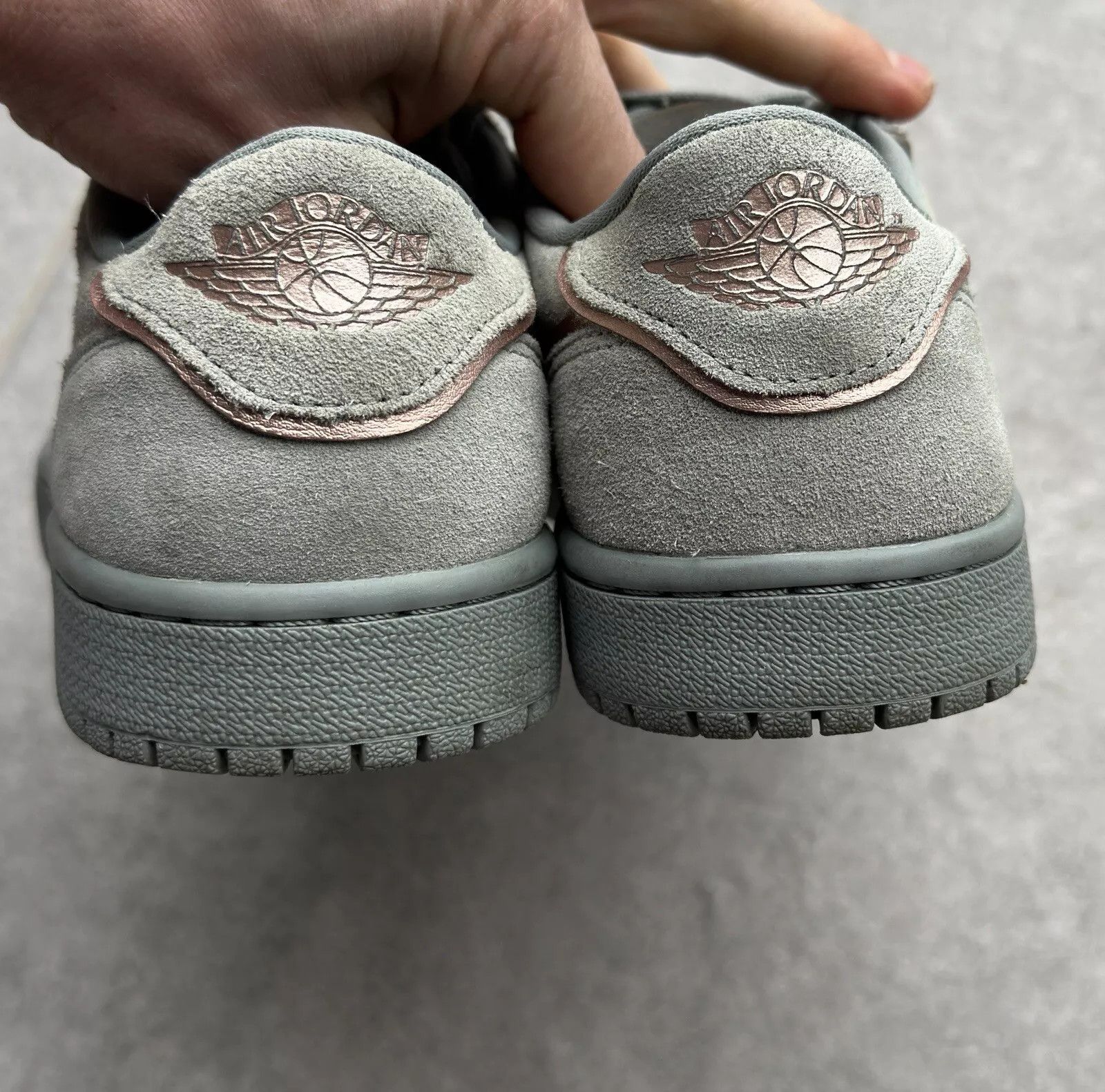 Nike Nike Air Jordan 1 Retro Low Suede Shoes Mica Green Trainers Size US 7.5 / IT 37.5 - 8 Thumbnail