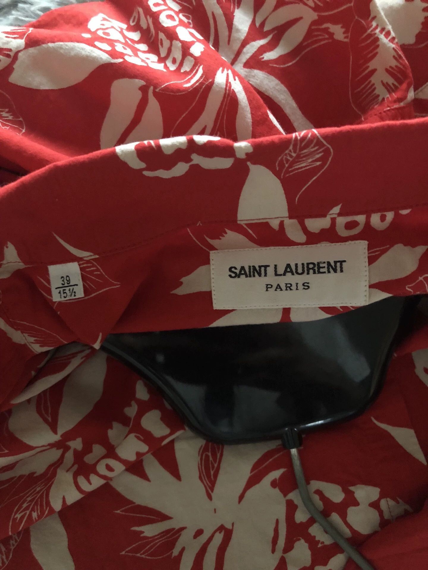 Saint Laurent Paris Saint Laurent Paris 16ss Red Pineapple Hawaiian Shirt-2505 Size US M / EU 48-50 / 2 - 2 Thumbnail