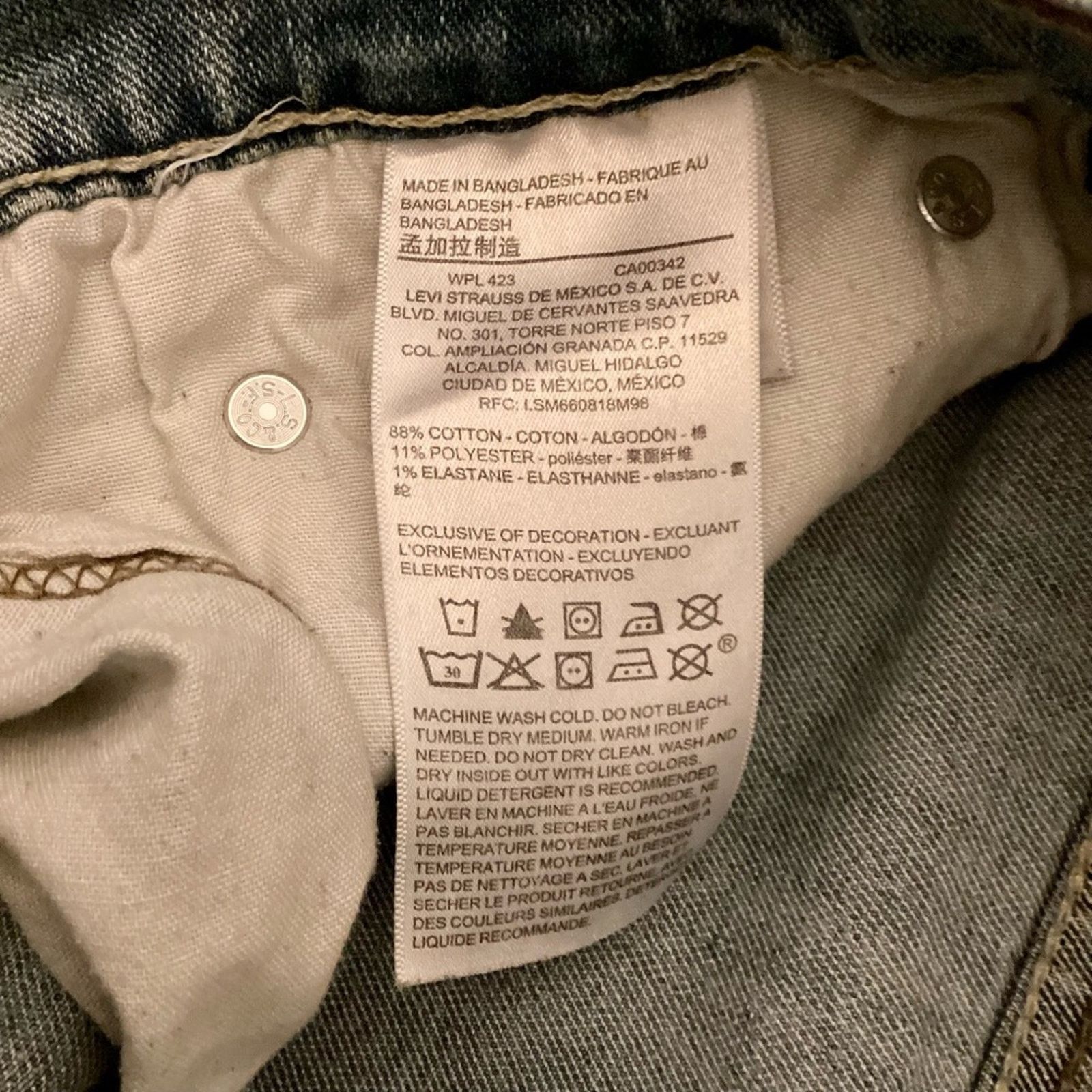 Levi's Signature by Levi Strauss & Co. Men's Slim Fit Jeans, 38x32 Size US 36 / EU 52 - 4 Thumbnail