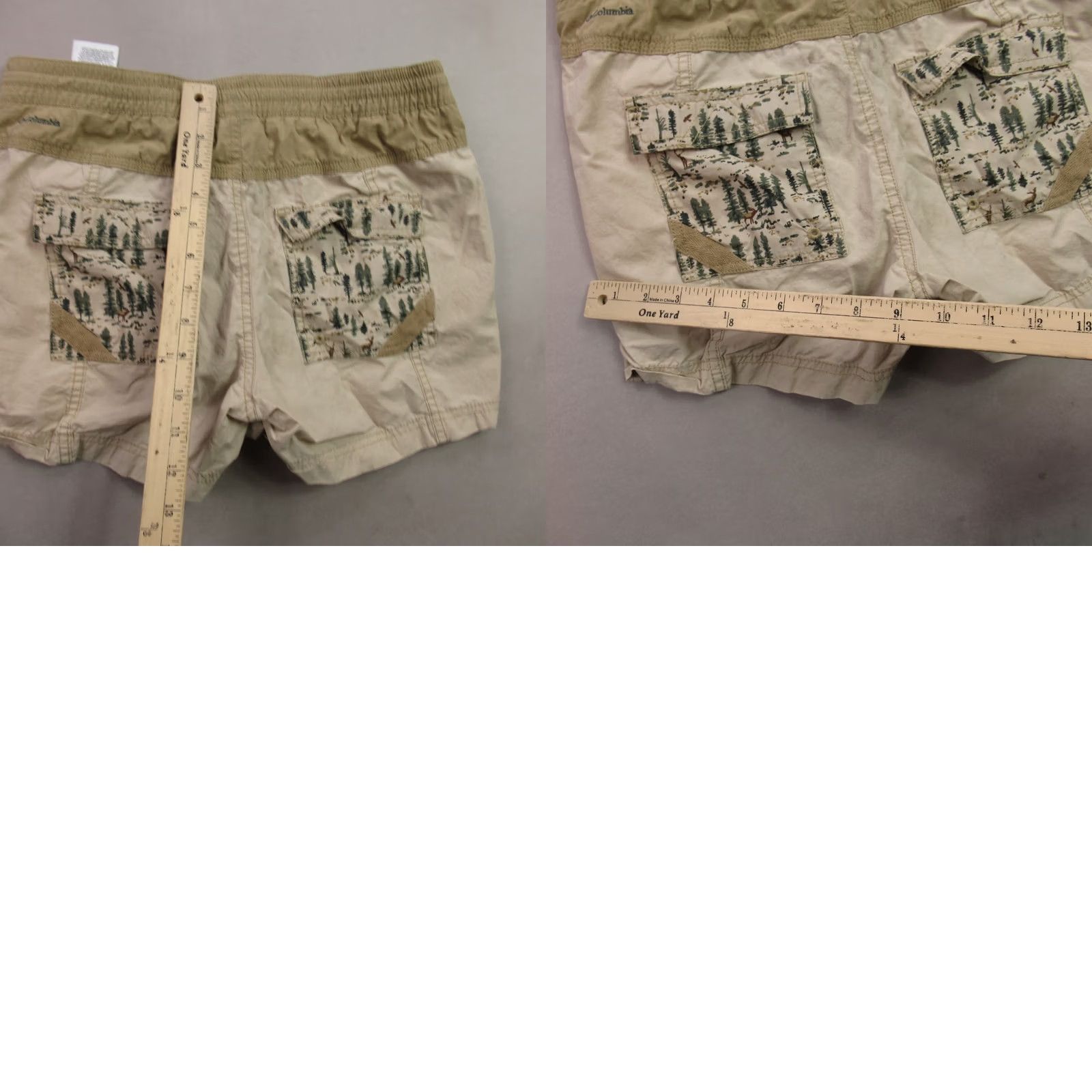 Vintage Columbia Shorts Womens 6 Chino Lightweight Hiking Pockets Beige Casual Beige Size 28" / US 6 / IT 42 - 8 Thumbnail