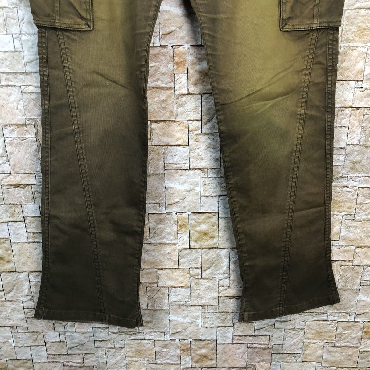Faded Glory Rattle Trap Brown faded Cargo Multipocket Pants #A312 Size US 31 - 6 Thumbnail