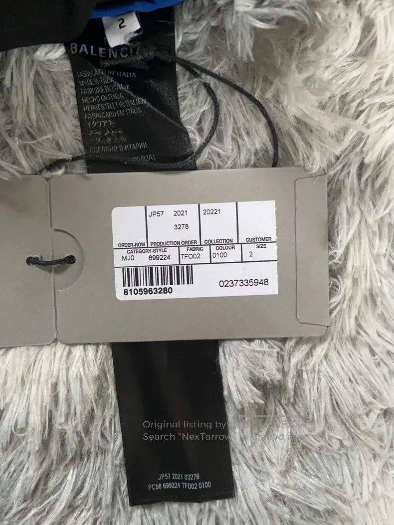 Balenciaga Balenciaga Alphabet Logo Printed Color-Blocked Zip-Up Stan Size US M / EU 48-50 / 2 - 6 Thumbnail