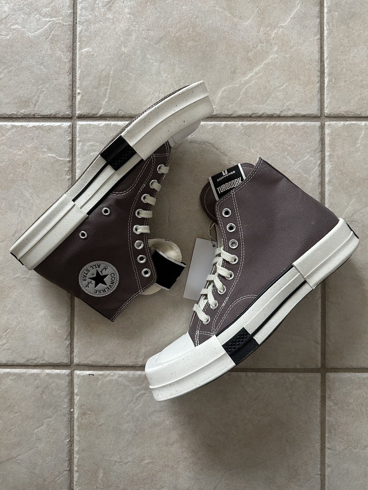 Converse DRKSHDW TURBODRK HI - Dust/Ivory - Sz 8.5 Size US 8.5 / EU 41-42 - 1 Thumbnail