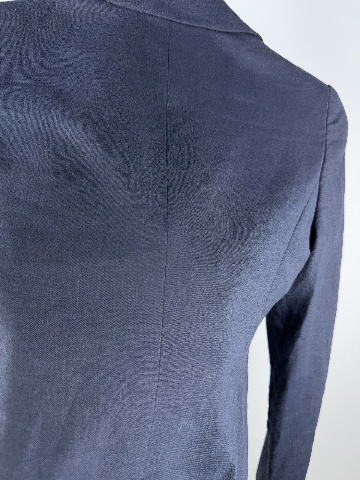 Emporio Armani Vintage Luxury 00s Emporio Armani Blue Blazer Retro 38 size Size S / US 4 / IT 40 - 18 Thumbnail