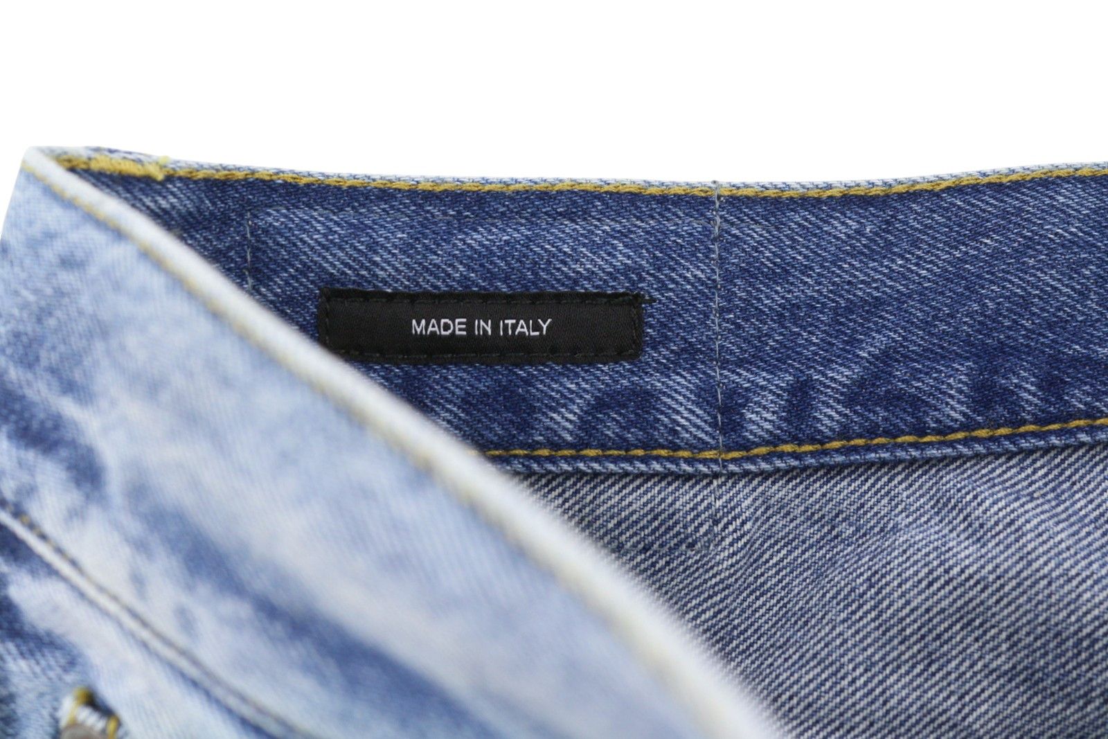 R13 CUFFED X-BF 27 Jasper Straight Faded Blue Zip PF25 86640 Size 27" / US 4 / IT 40 - 6 Thumbnail