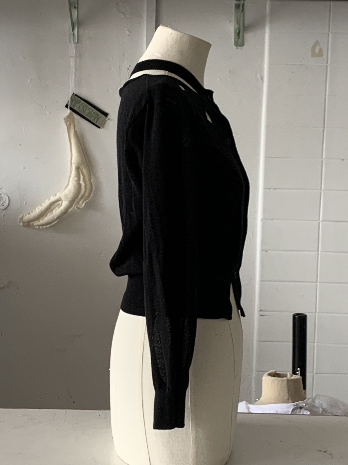 Limi Feu Limi Feu Black Cardigan Size S / US 4 / IT 40 - 4 Thumbnail