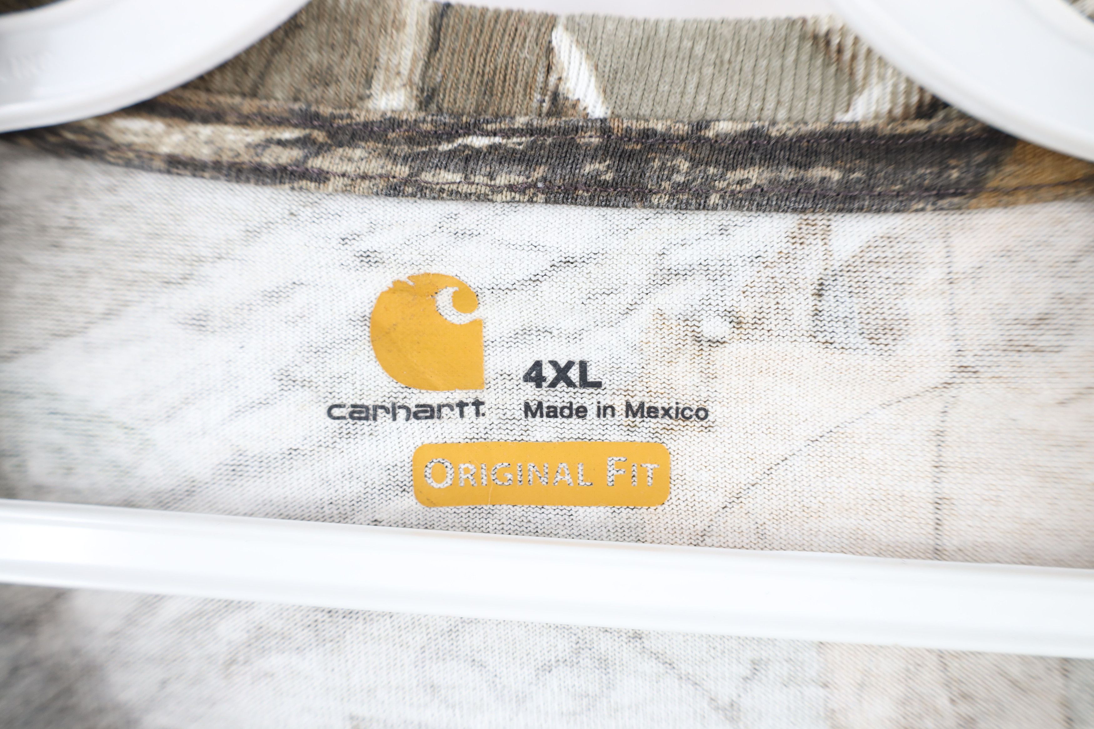 Carhartt × Vintage Vintage Carhartt Camouflage Long Sleeve Pocket T-Shirt Size US XXL / EU 58 / 5 - 6 Thumbnail