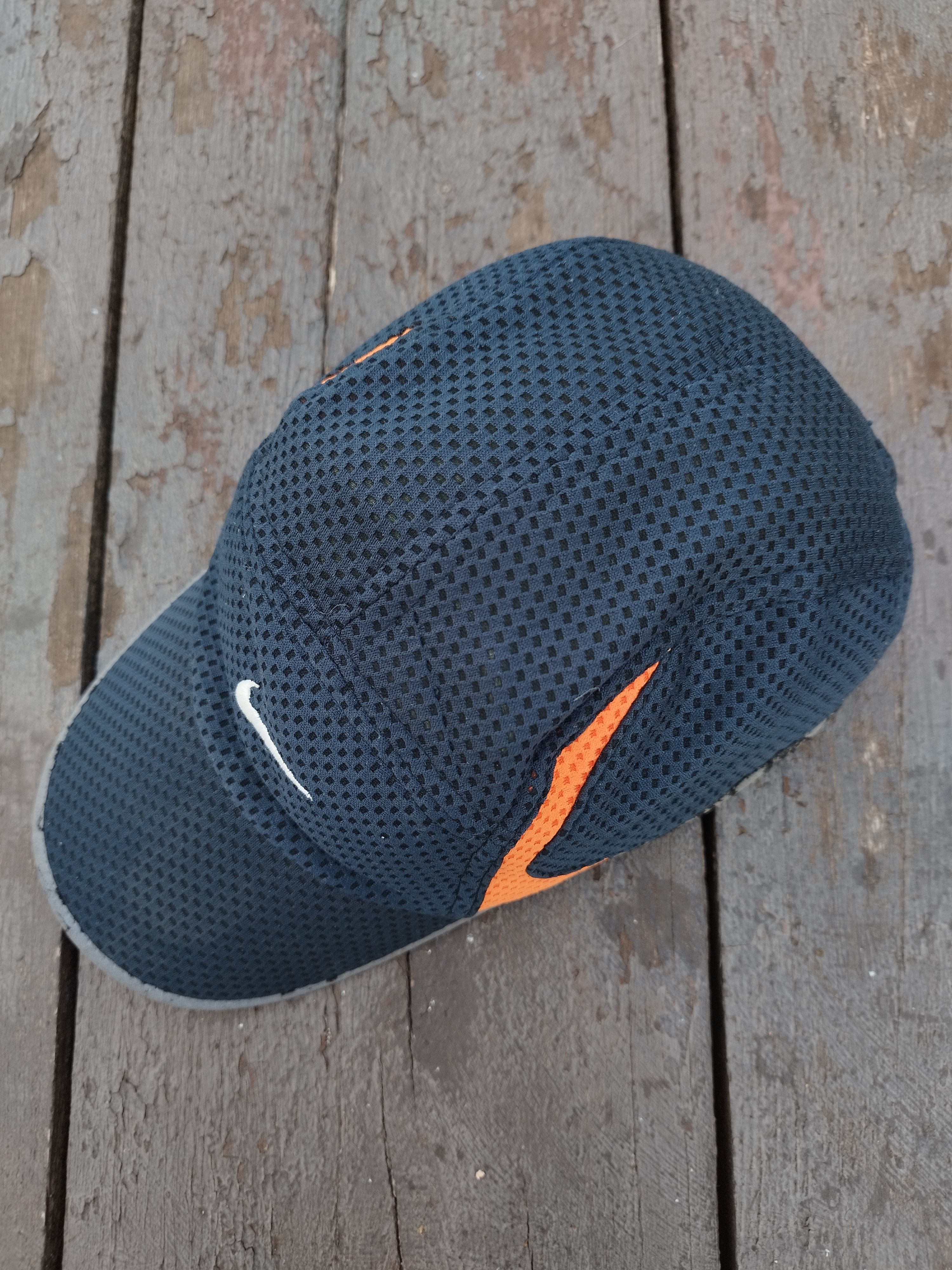 Nike Vintage Nike Fit Running Cap Mesh Hat Reflective Details Size ONE SIZE - 4 Thumbnail