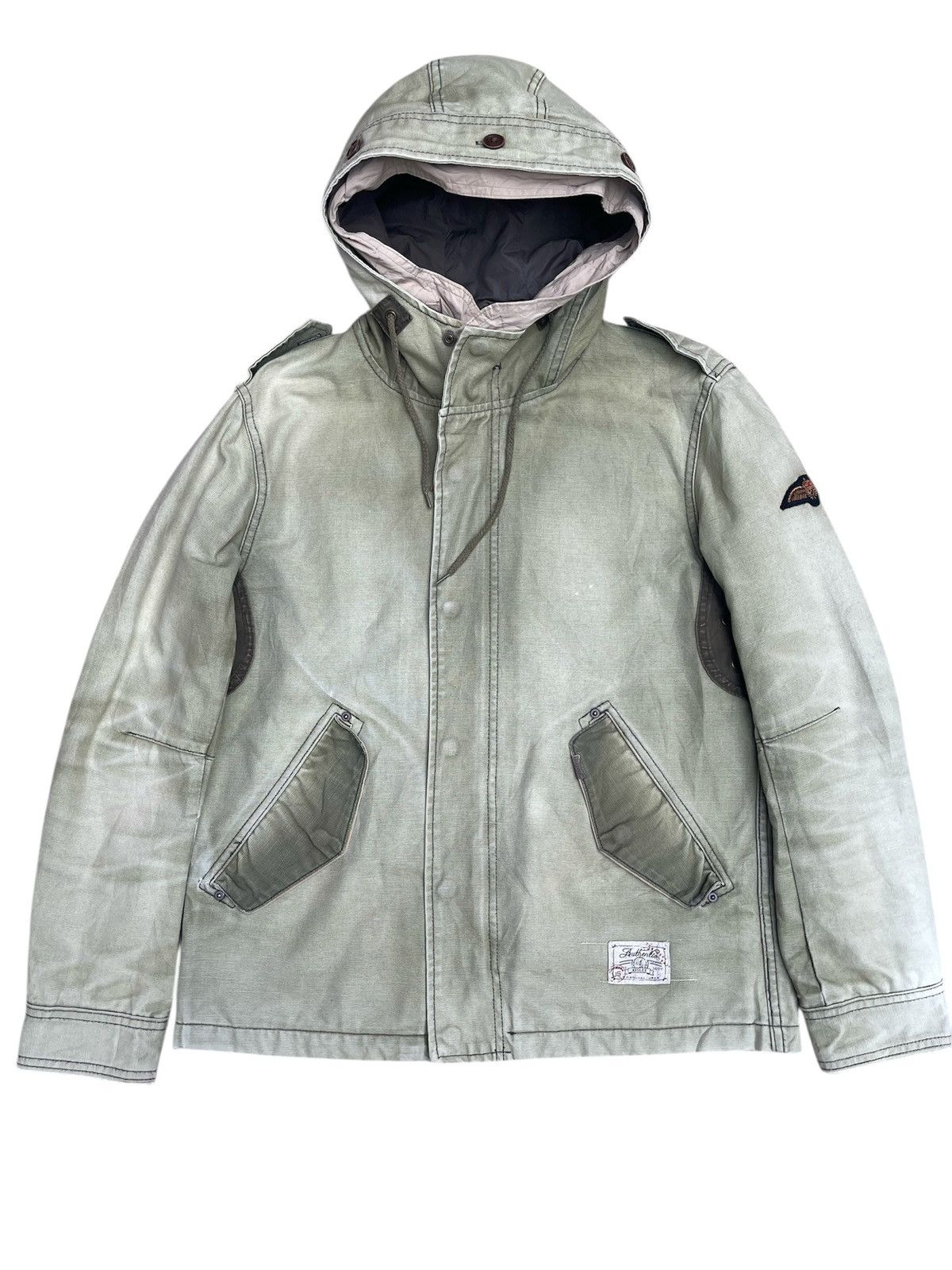 Avirex Avirex Zip Button Jacket Military Patch, Oversized Pockets Size US M / EU 48-50 / 2 - 1 Thumbnail