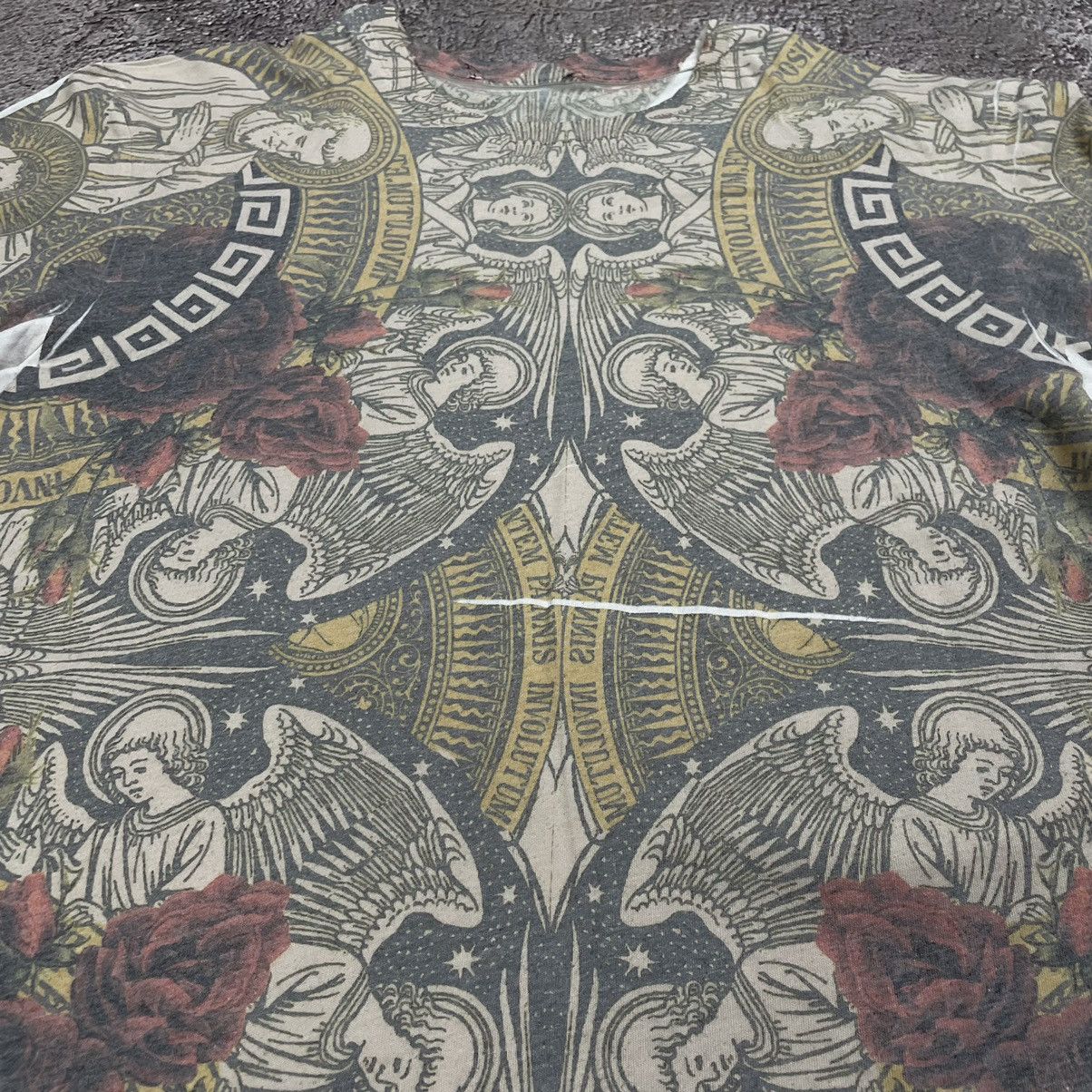 Vintage Vintage Y2K Sun Faded Abstract Graphic Tee Baggy Grunge M Size US M / EU 48-50 / 2 - 6 Thumbnail