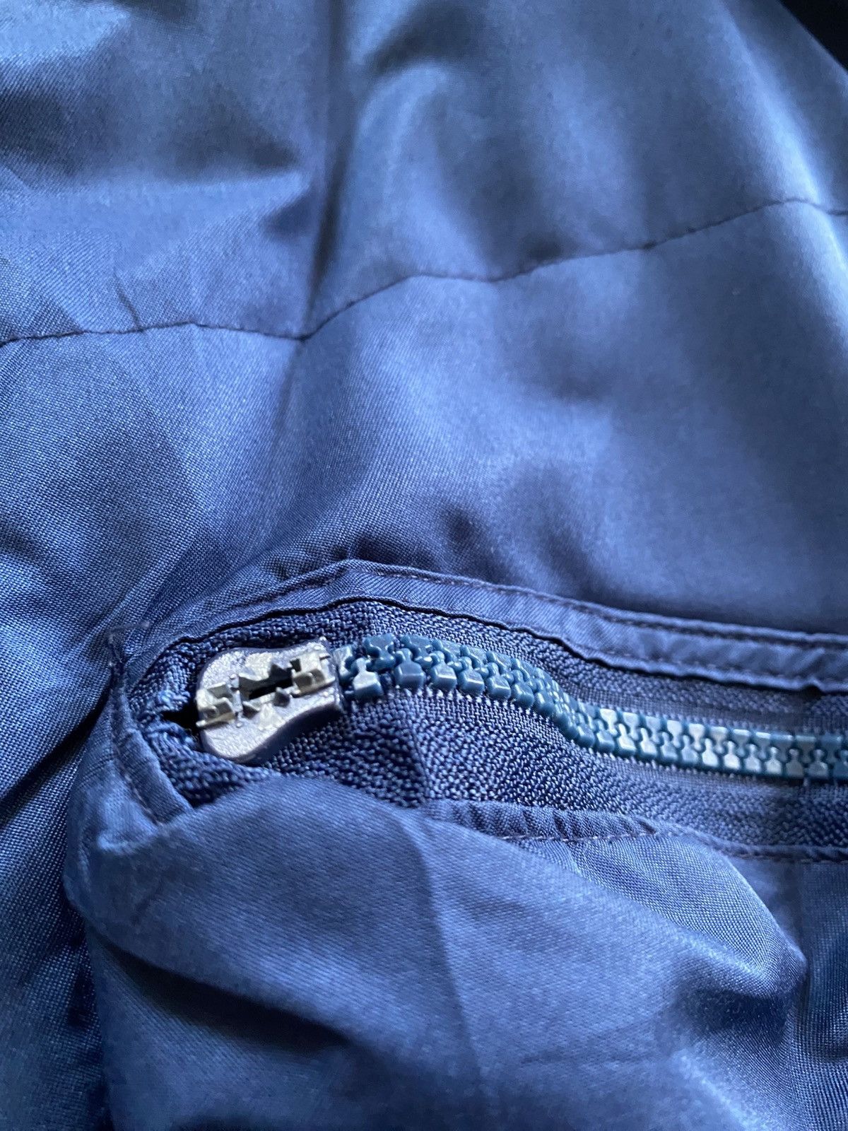 Nike × Vintage Vintage 00’s Nike Puffer Vest Utilities Blue Size US M / EU 48-50 / 2 - 8 Thumbnail
