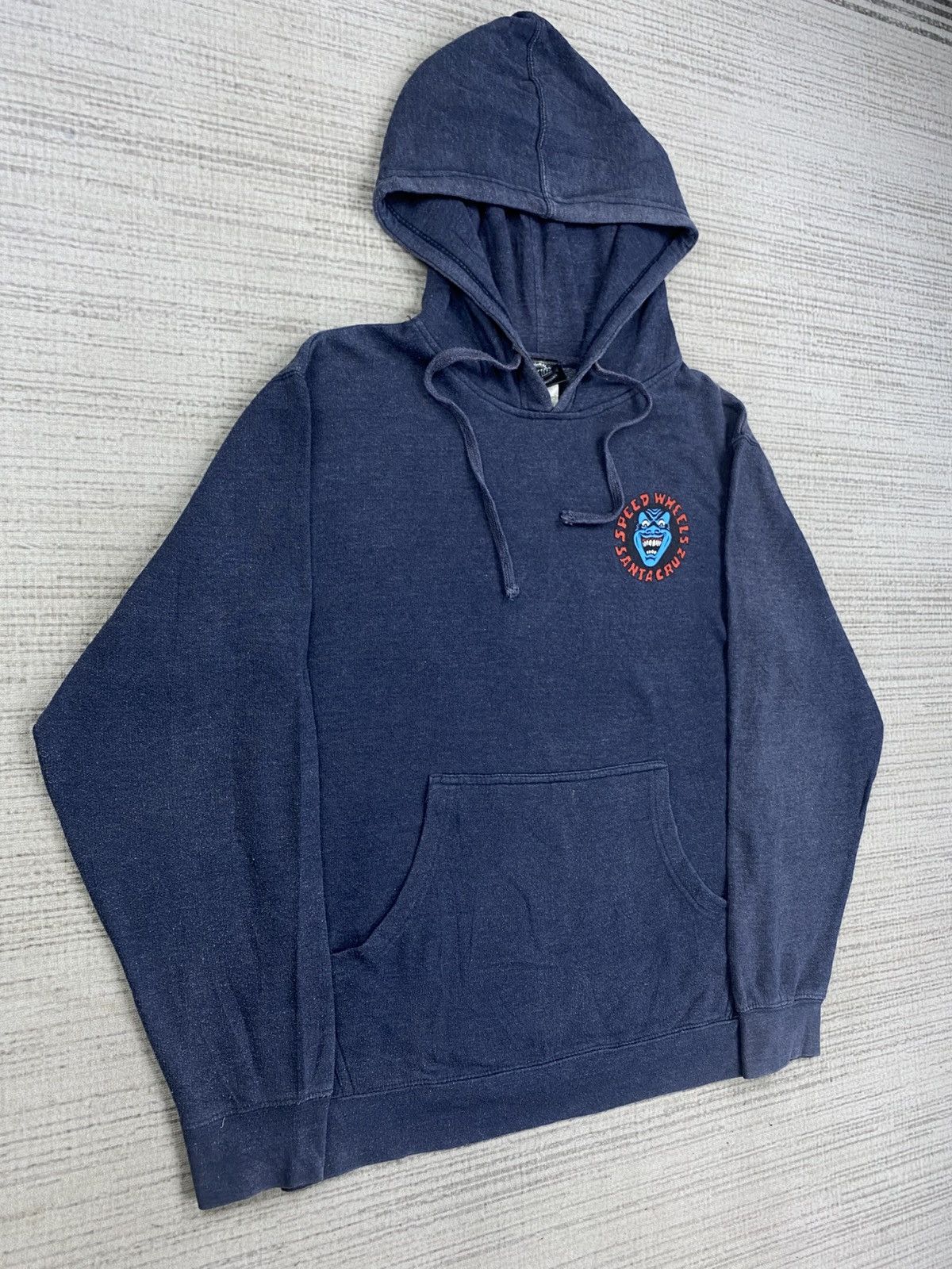 Santa Cruz Skateboards × Welcome Skateboards Vintage Santa Cruz Speed Wheel Sweatshirt Hoodie Size US M / EU 48-50 / 2 - 4 Thumbnail