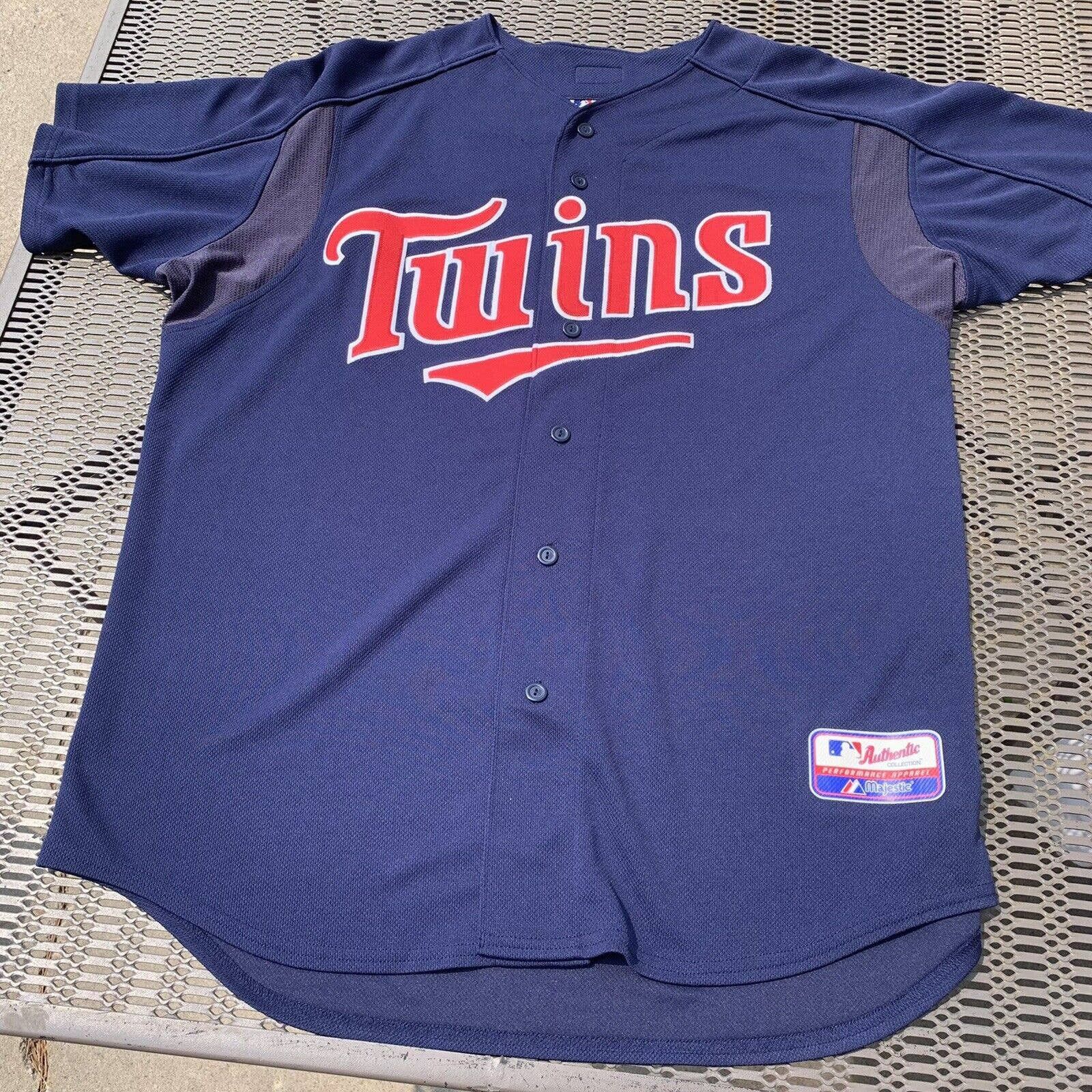 90's Kirby Puckett Minnesota Twins Majestic MLB Jersey Size Large