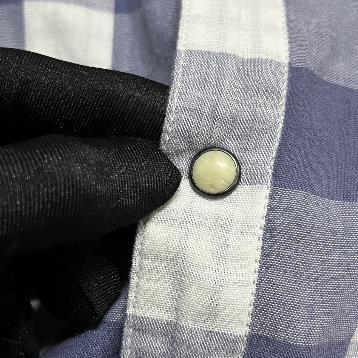 Levi's × Levi's Made & Crafted × Levi's Vintage Clothing Levis Linen Checkered Button Shirt Size US S / EU 44-46 / 1 - 13 Thumbnail