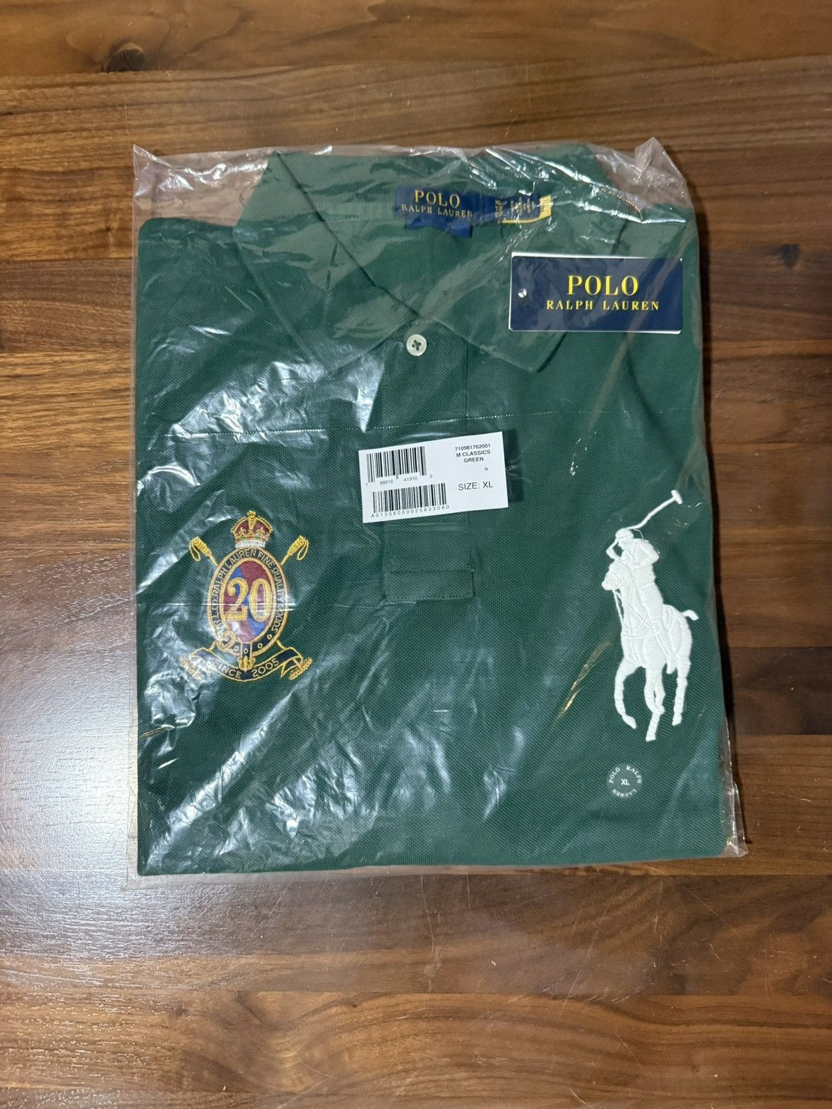 Polo Ralph Lauren Polo Ralph Lauren Big Pony 20th Anniversary Polo Shirt XL Size US XL / EU 56 / 4 - 6 Thumbnail