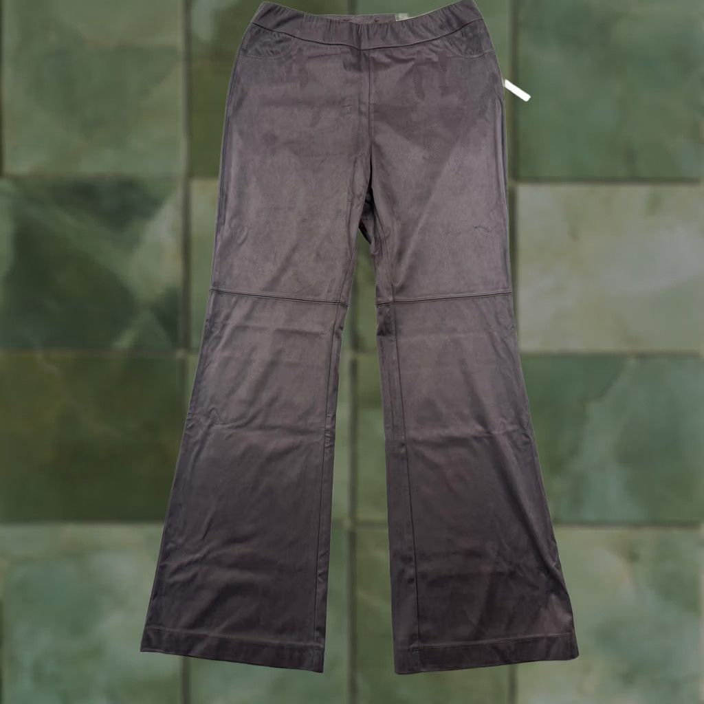 Soft Surroundings Soft Surroundings Pants Womens Medium Bootcut Pull On Microfiber Casual Gray Size 32" / US 10 / IT 46 - 1 Thumbnail