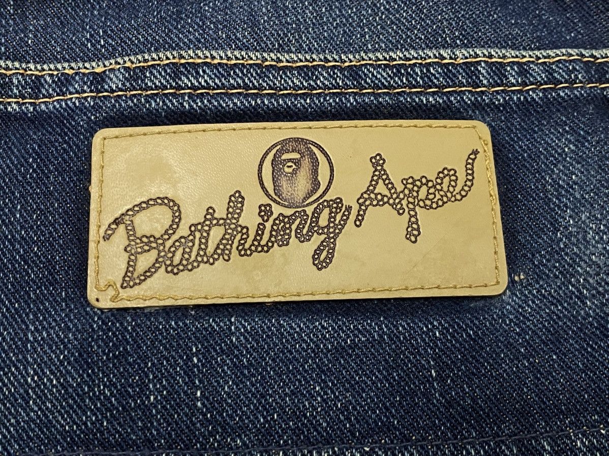 Bape Vintage A Bathing Ape Busyworks Double Knee Denim Size US 28 / EU 44 - 11 Thumbnail