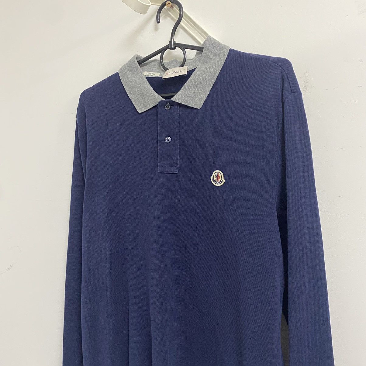 Moncler MONCLER long sleeve polo XL Size US L / EU 52-54 / 3 - 3 Thumbnail