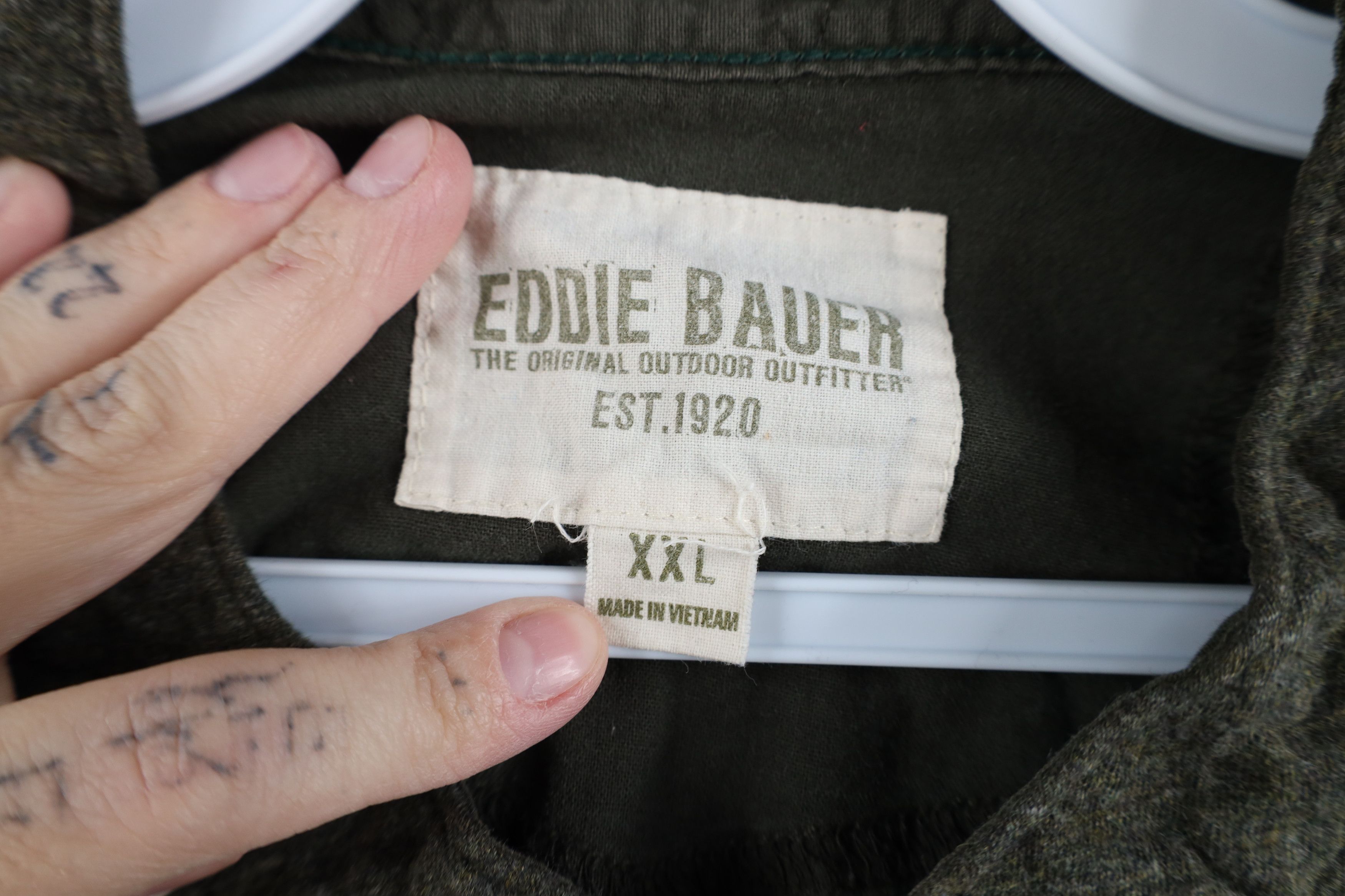 Eddie Bauer Vintage Eddie Bauer Knit Long Sleeve Henley T-Shirt Green Size US XXL / EU 58 / 5 - 7 Thumbnail
