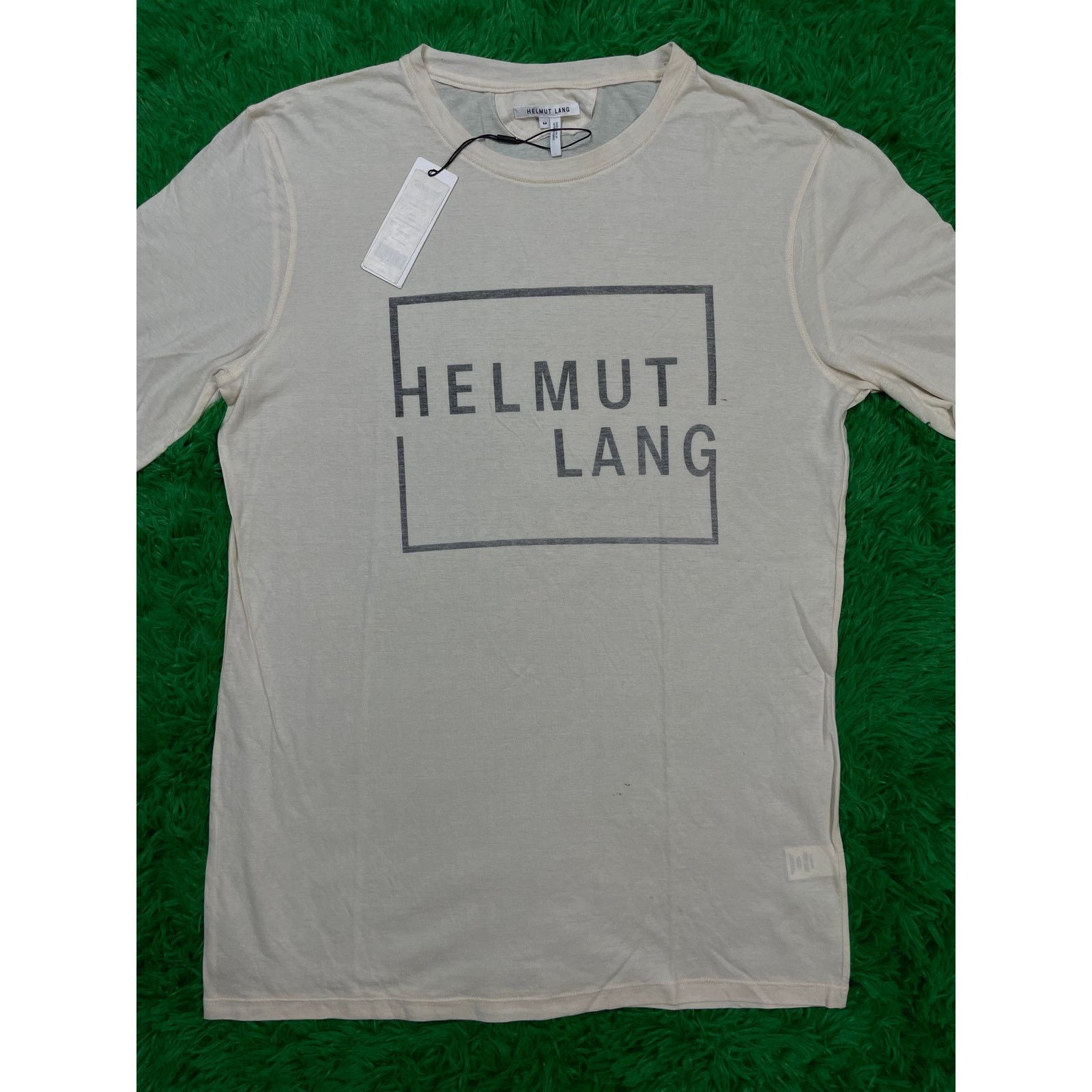 Helmut Lang Tee Cream Medium Used